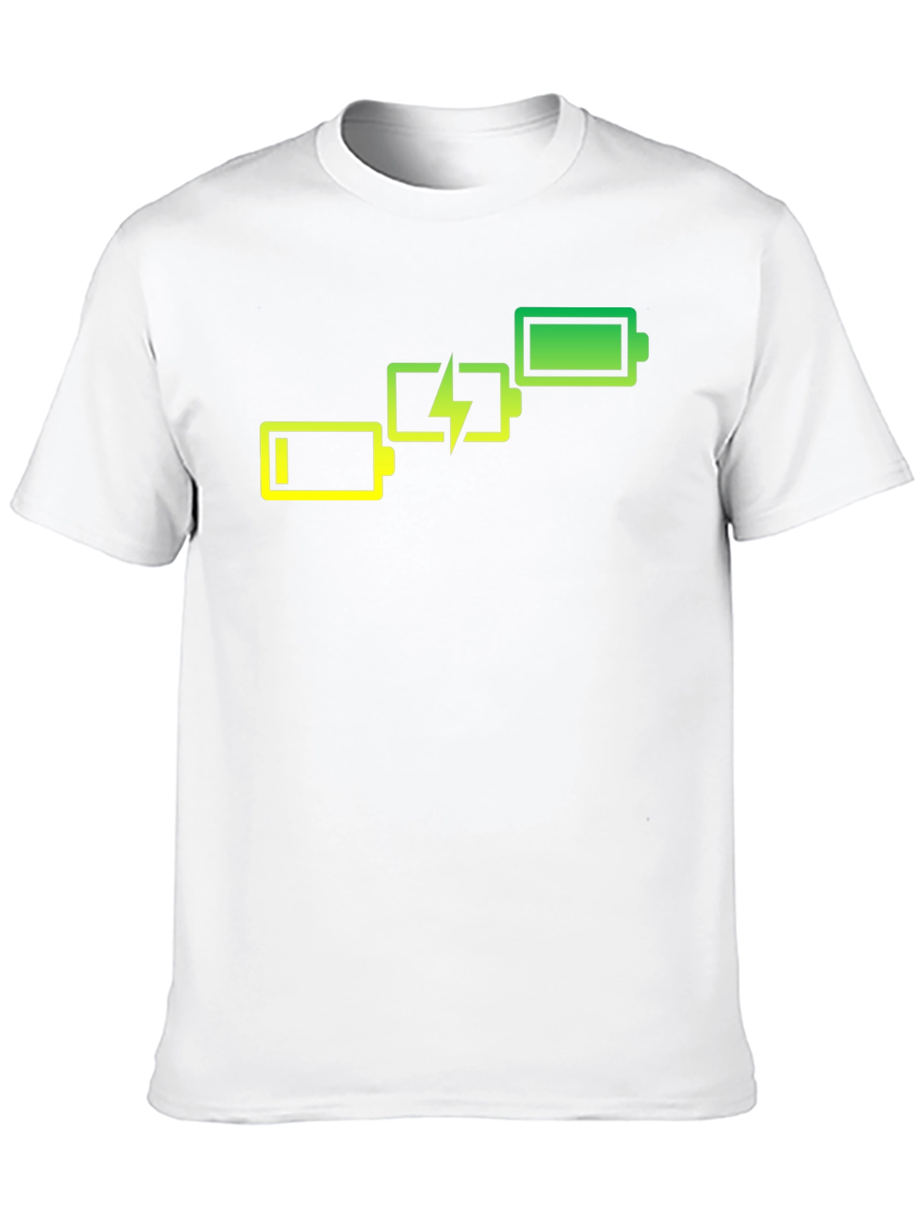 Battery Charge Black Graphic Tee
