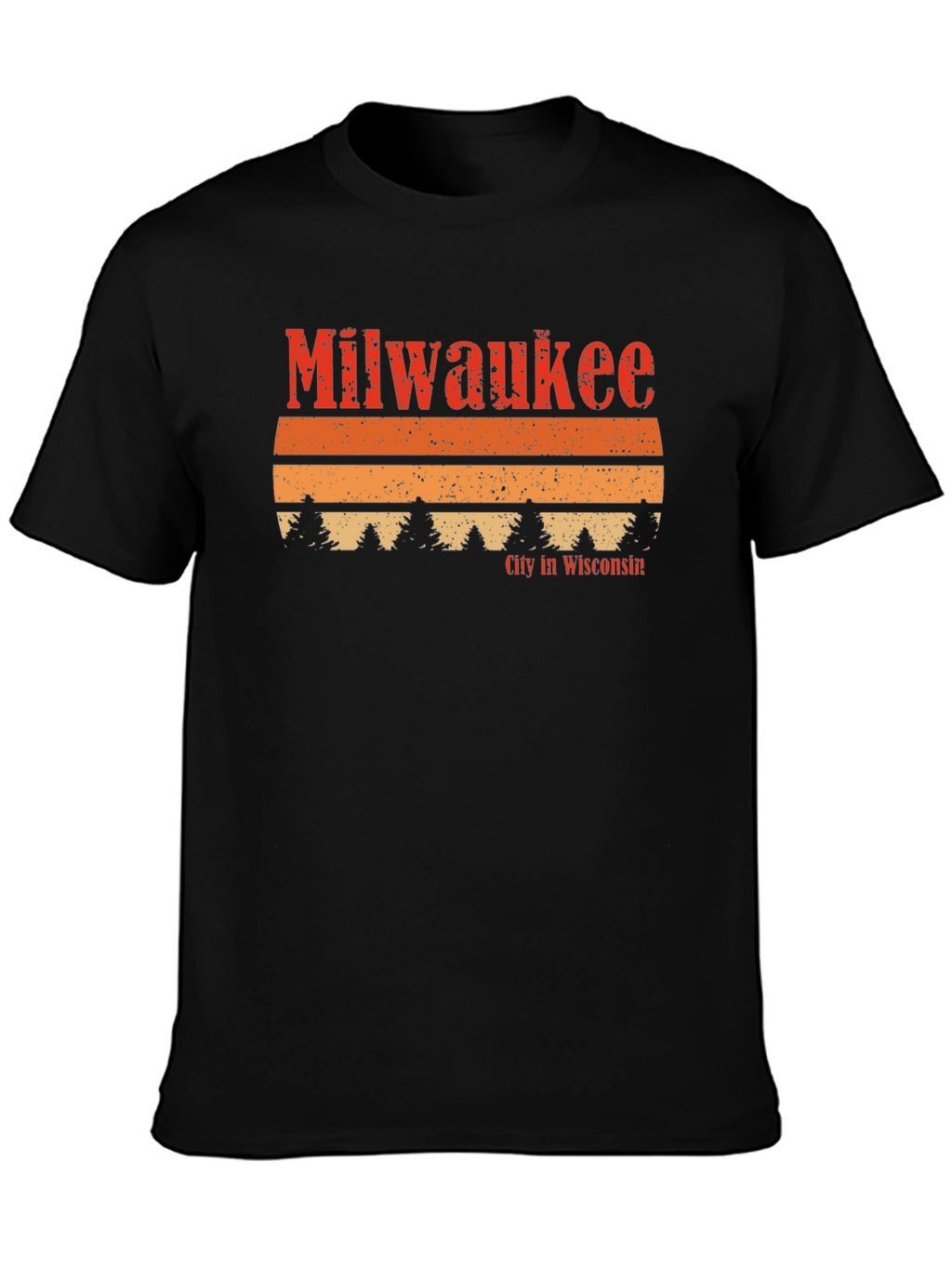 Milwaukee Wisconsin Retro Graphic T-Shirt