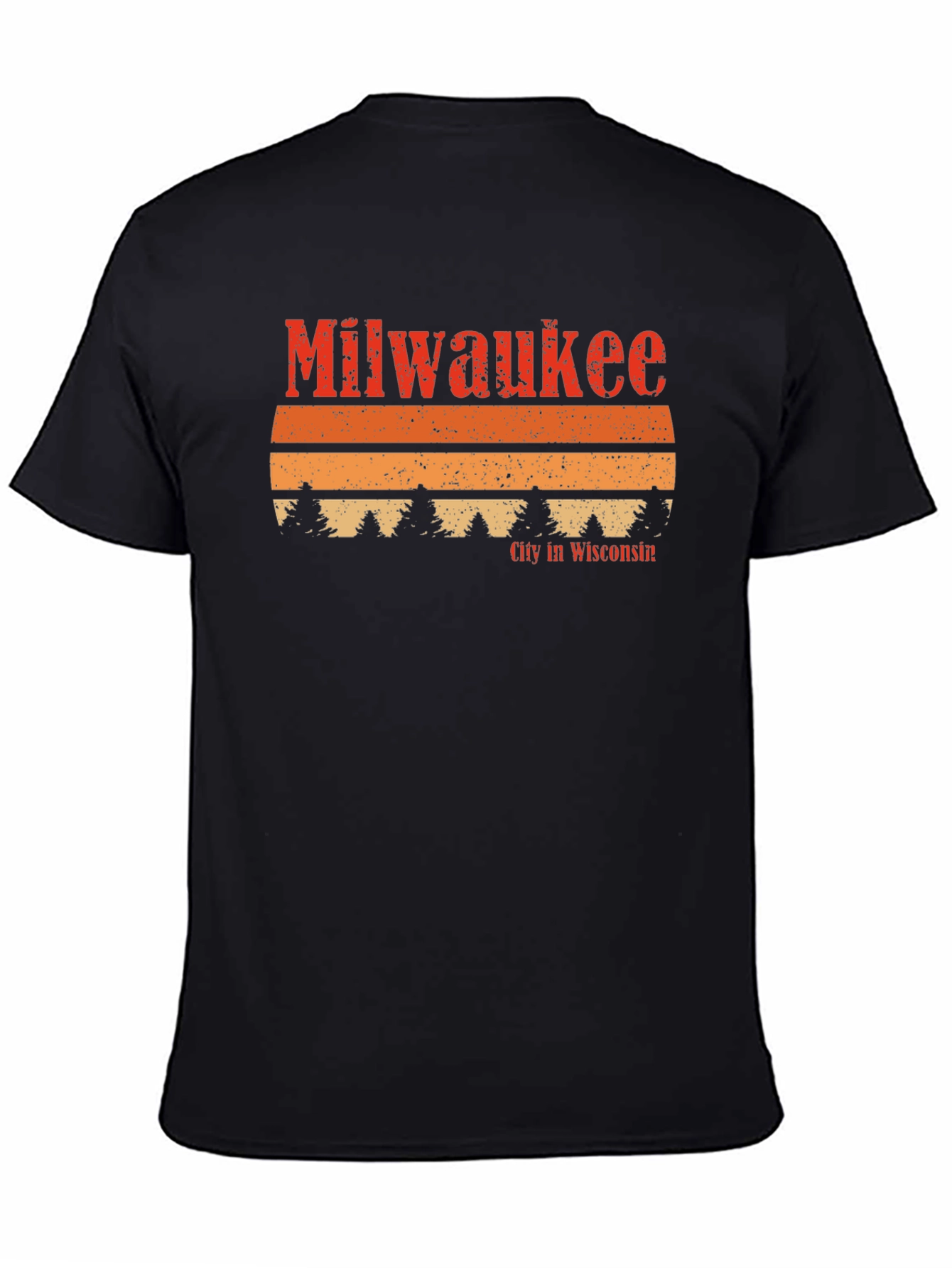 Milwaukee Wisconsin Retro Graphic T-Shirt