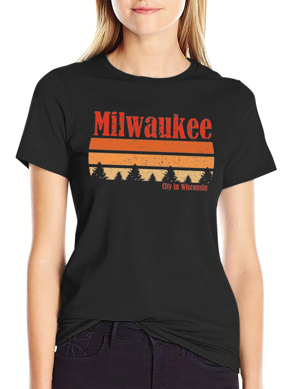 Milwaukee Wisconsin Retro Graphic T-Shirt