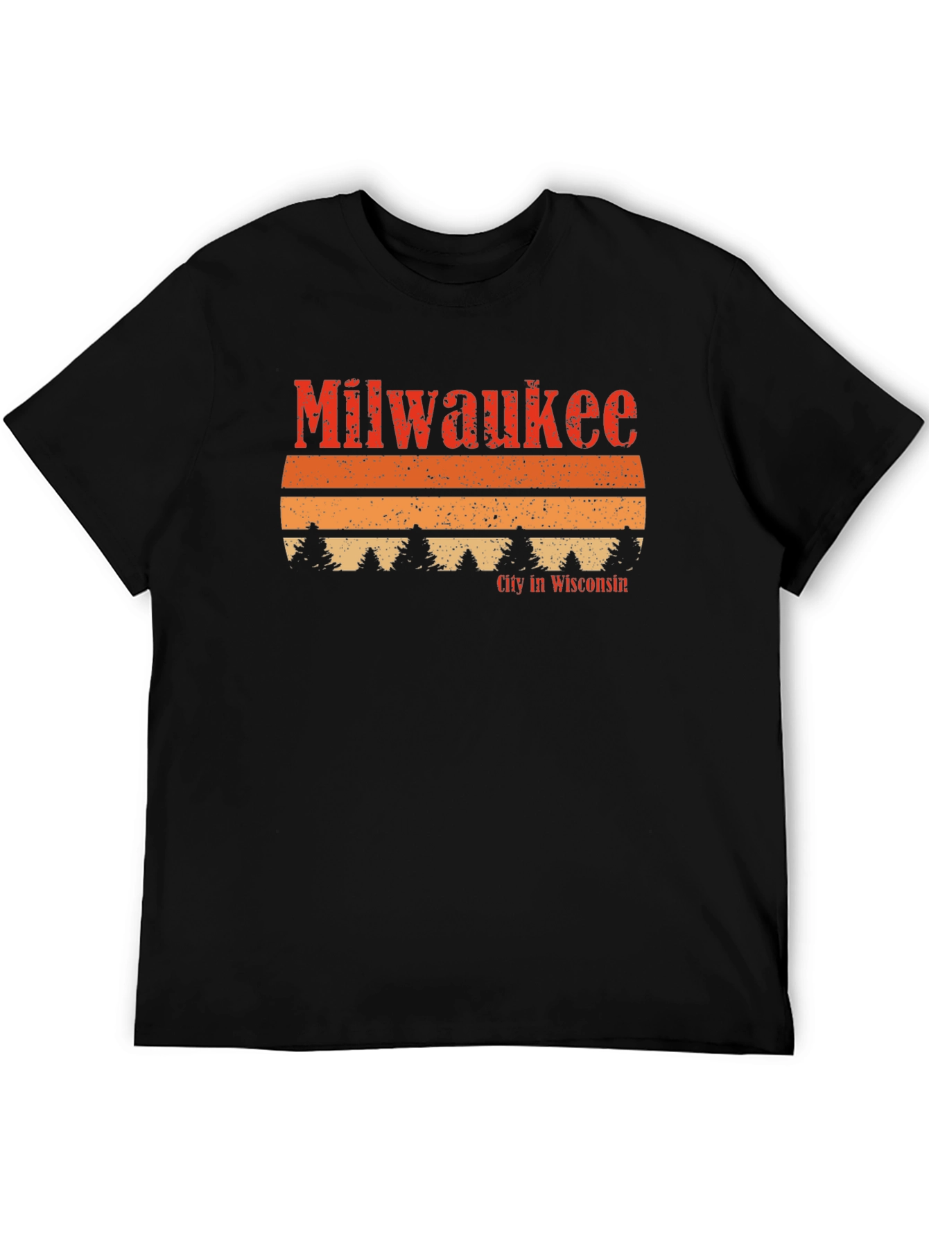 Milwaukee Wisconsin Retro Graphic T-Shirt