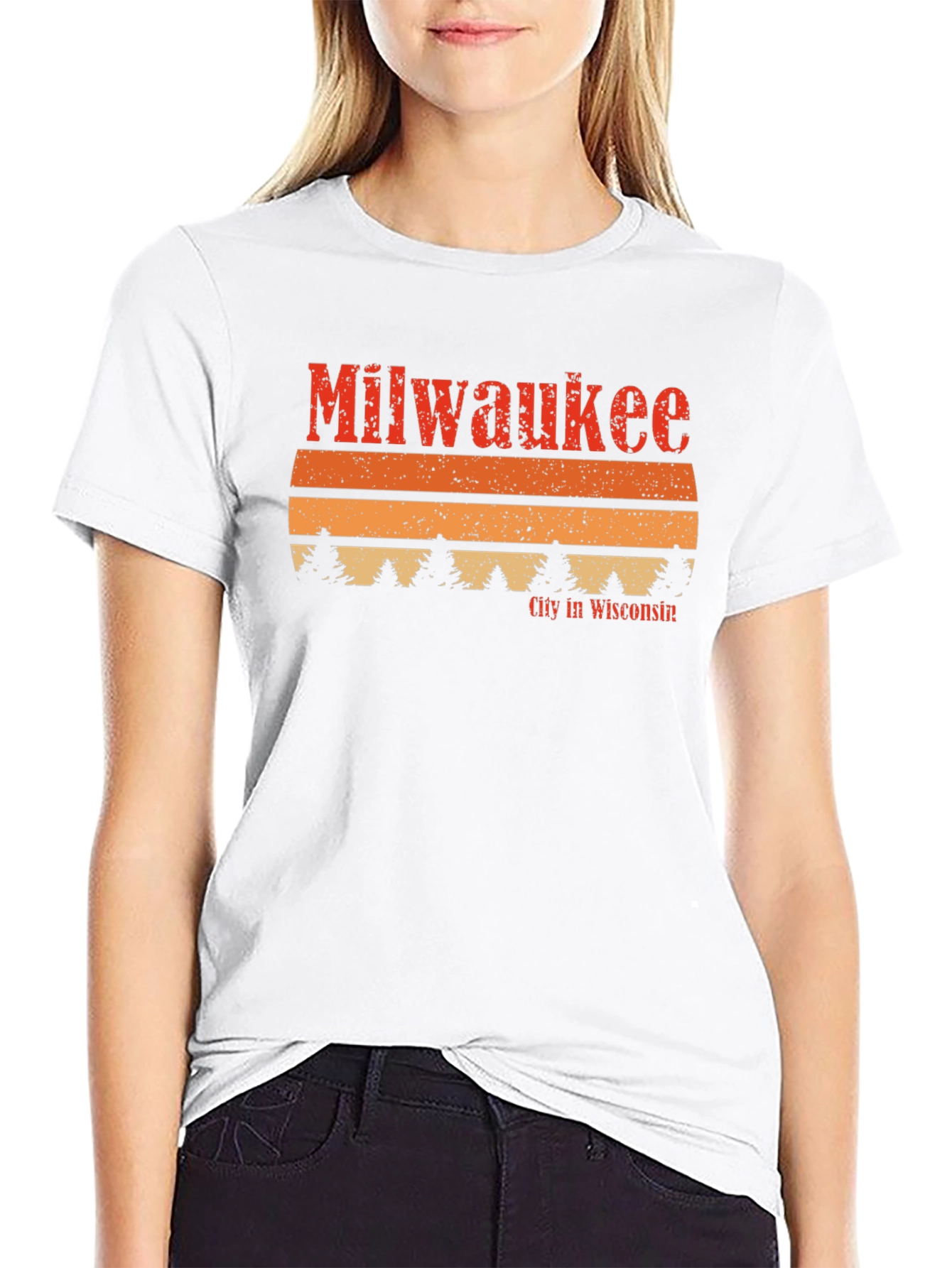 Milwaukee Wisconsin Retro Graphic T-Shirt