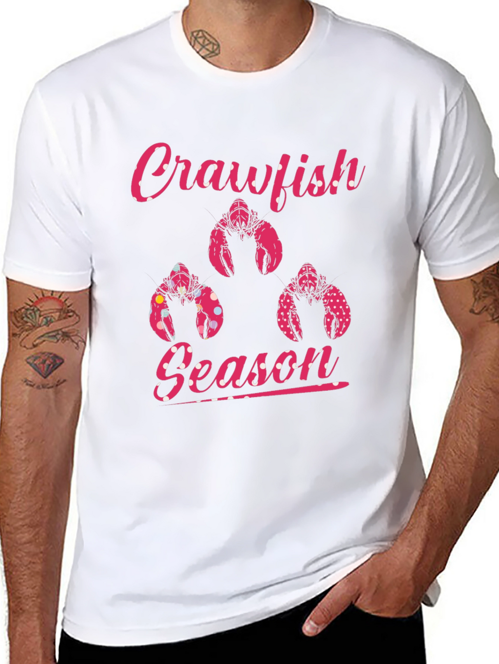 Crawfish Season Black T-Shirt