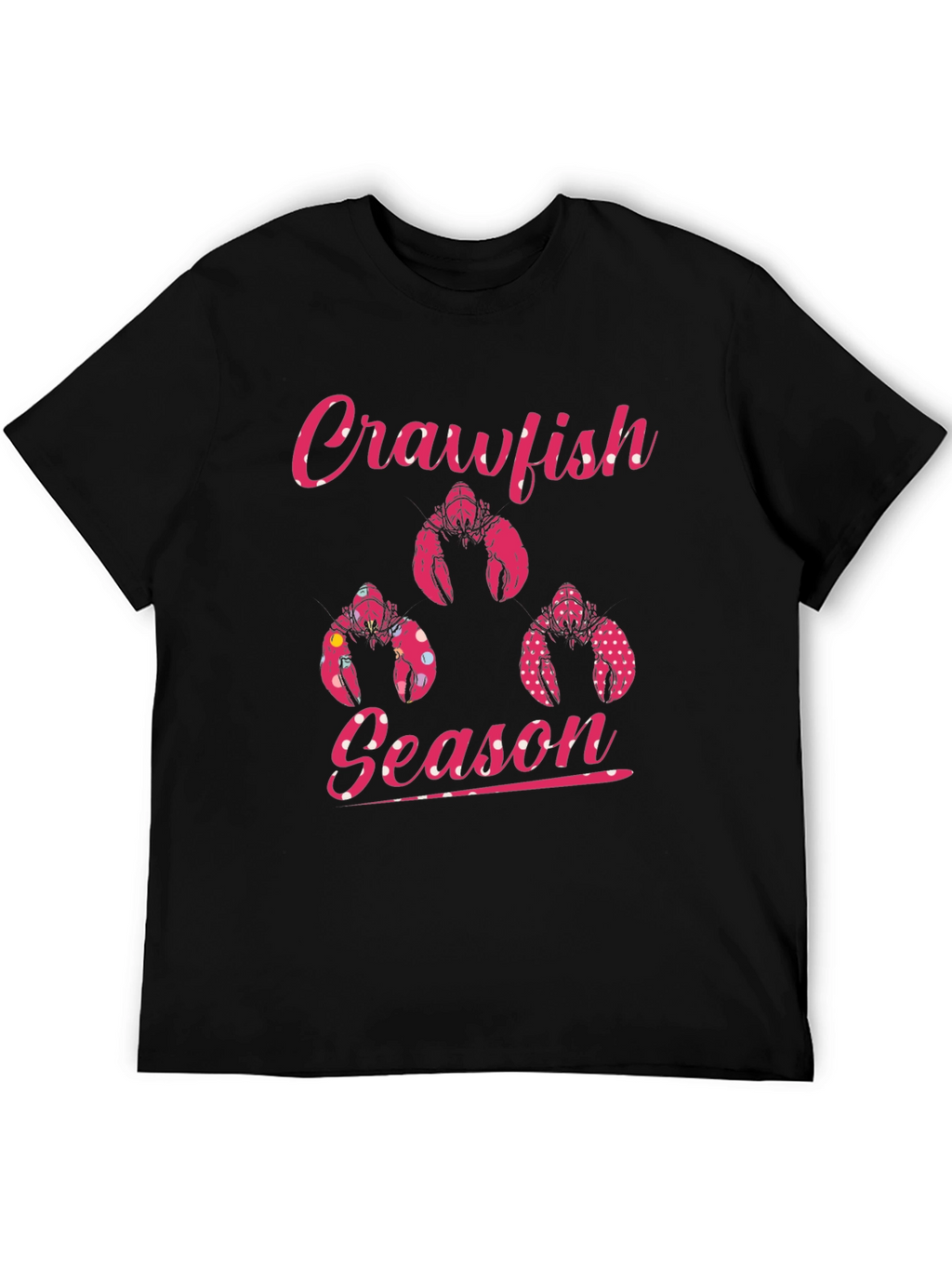Crawfish Season Black T-Shirt