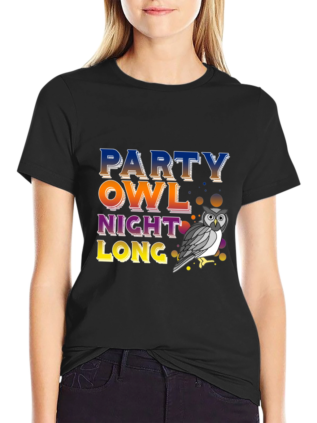 Party Owl Night Long T-Shirt