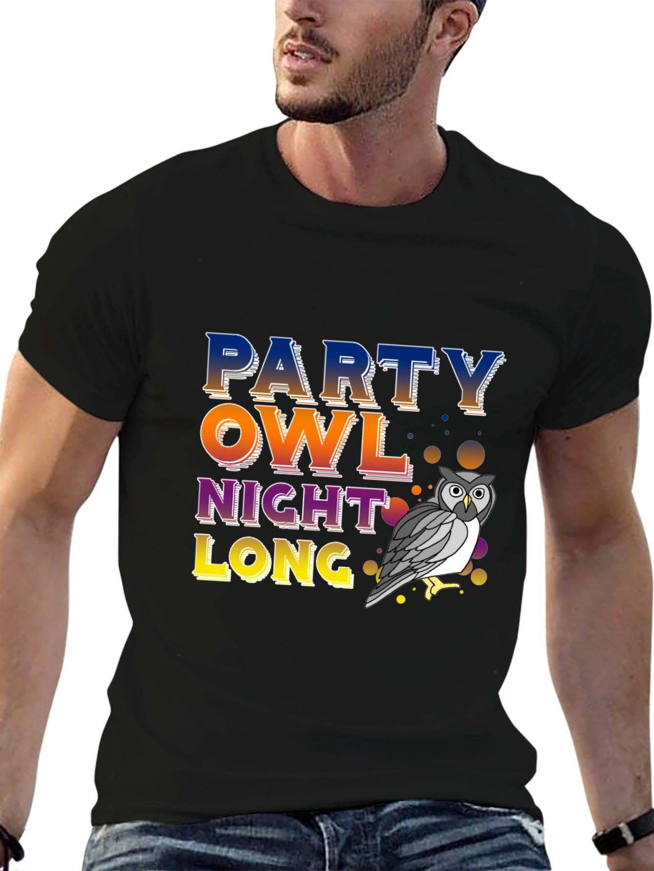 Party Owl Night Long T-Shirt