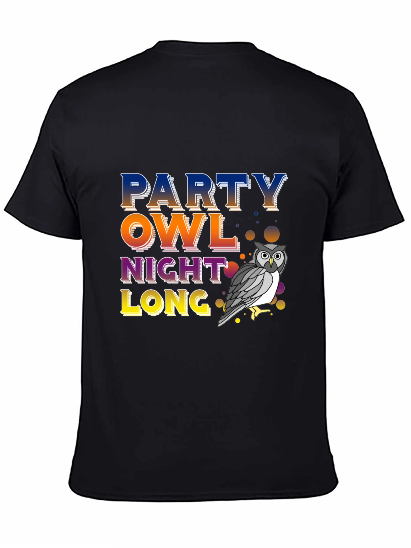 Party Owl Night Long T-Shirt