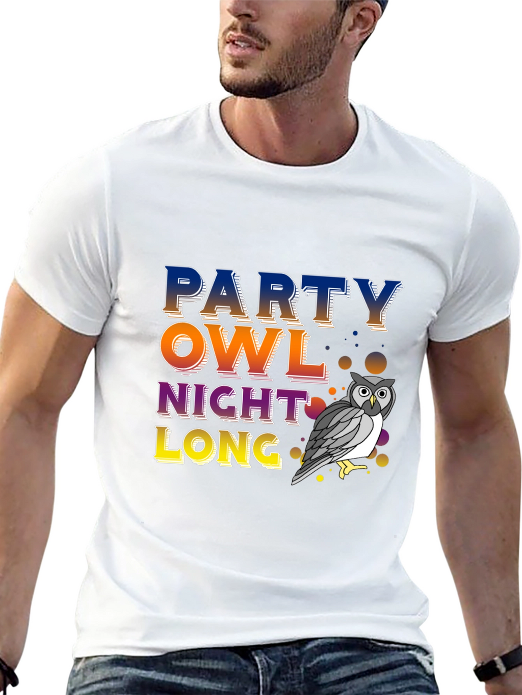 Party Owl Night Long T-Shirt