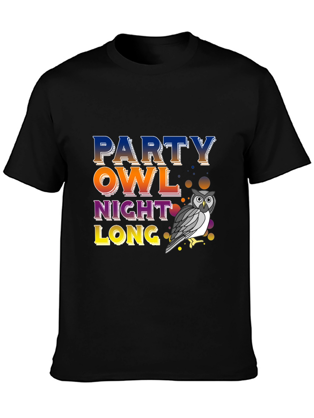 Party Owl Night Long T-Shirt