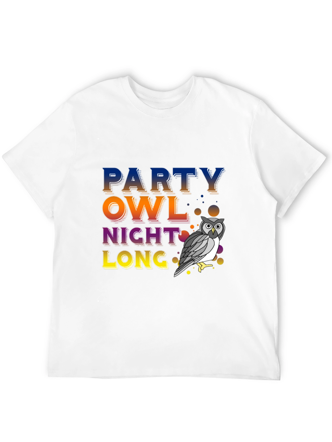 Party Owl Night Long T-Shirt