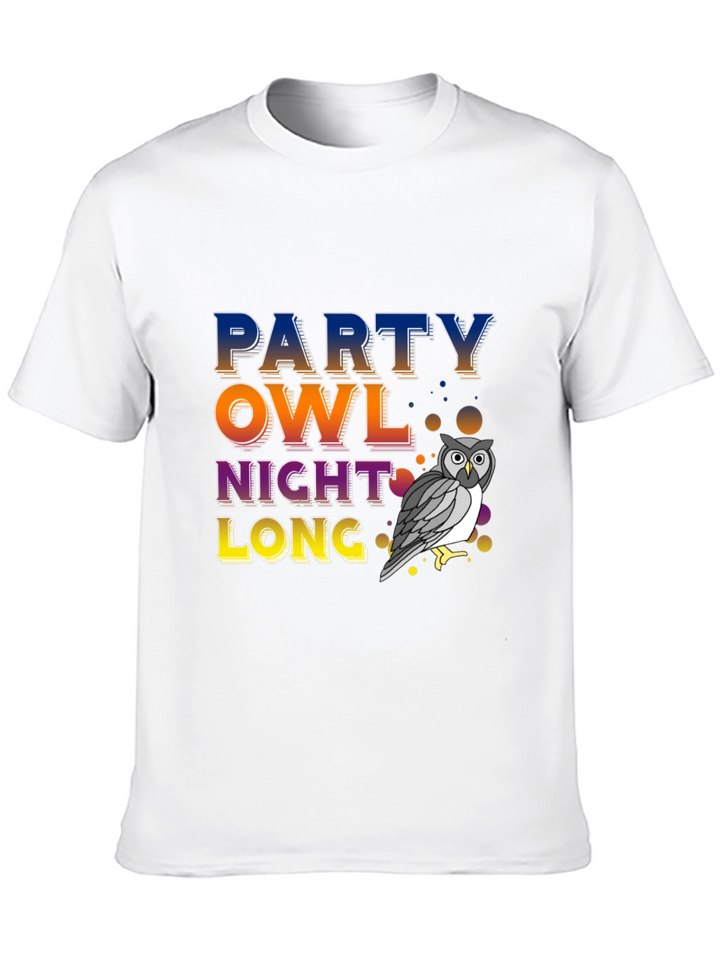 Party Owl Night Long T-Shirt