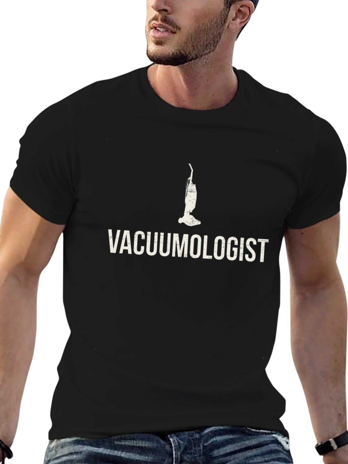 Vacuumologist T-Shirt - Cleaning Expert Apparel