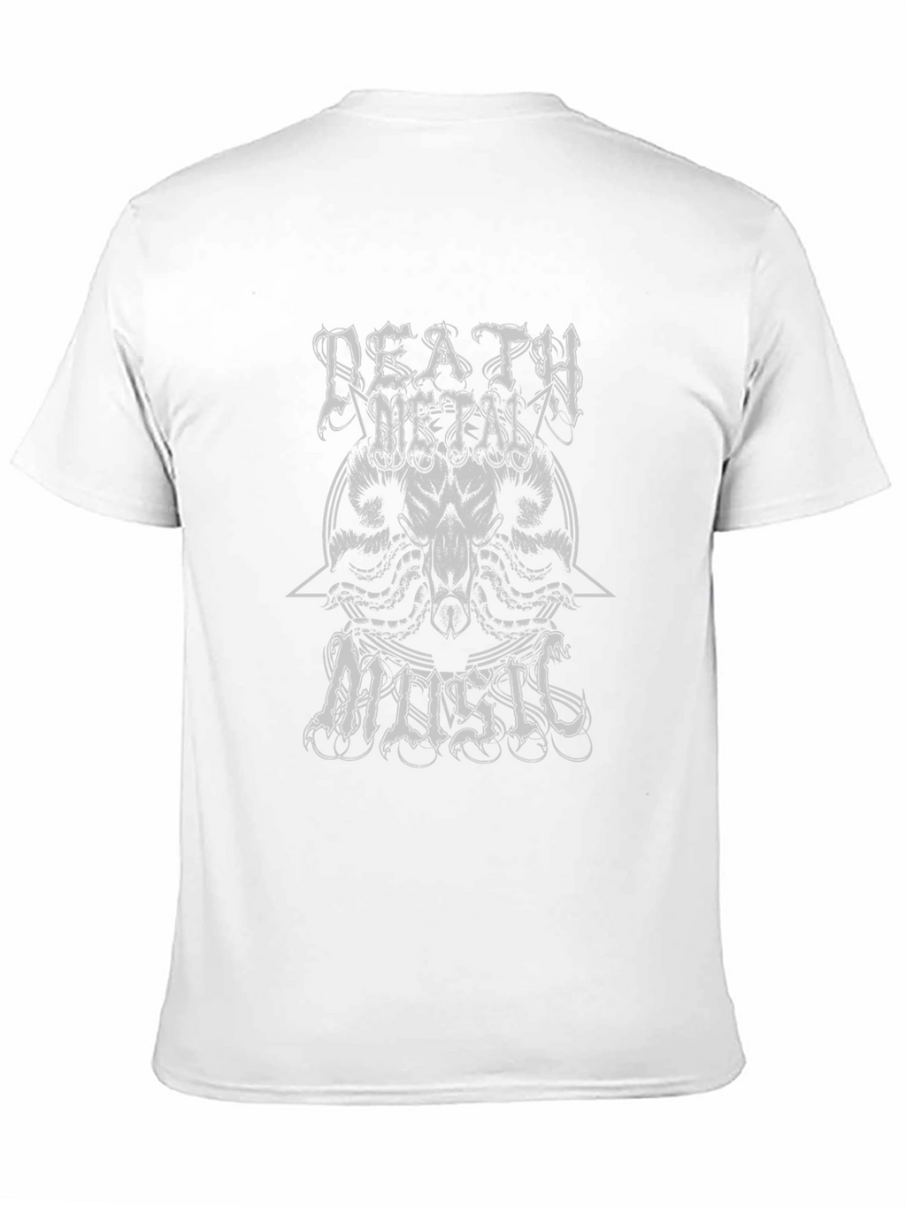 Death Metal Music Graphic Tee - Black