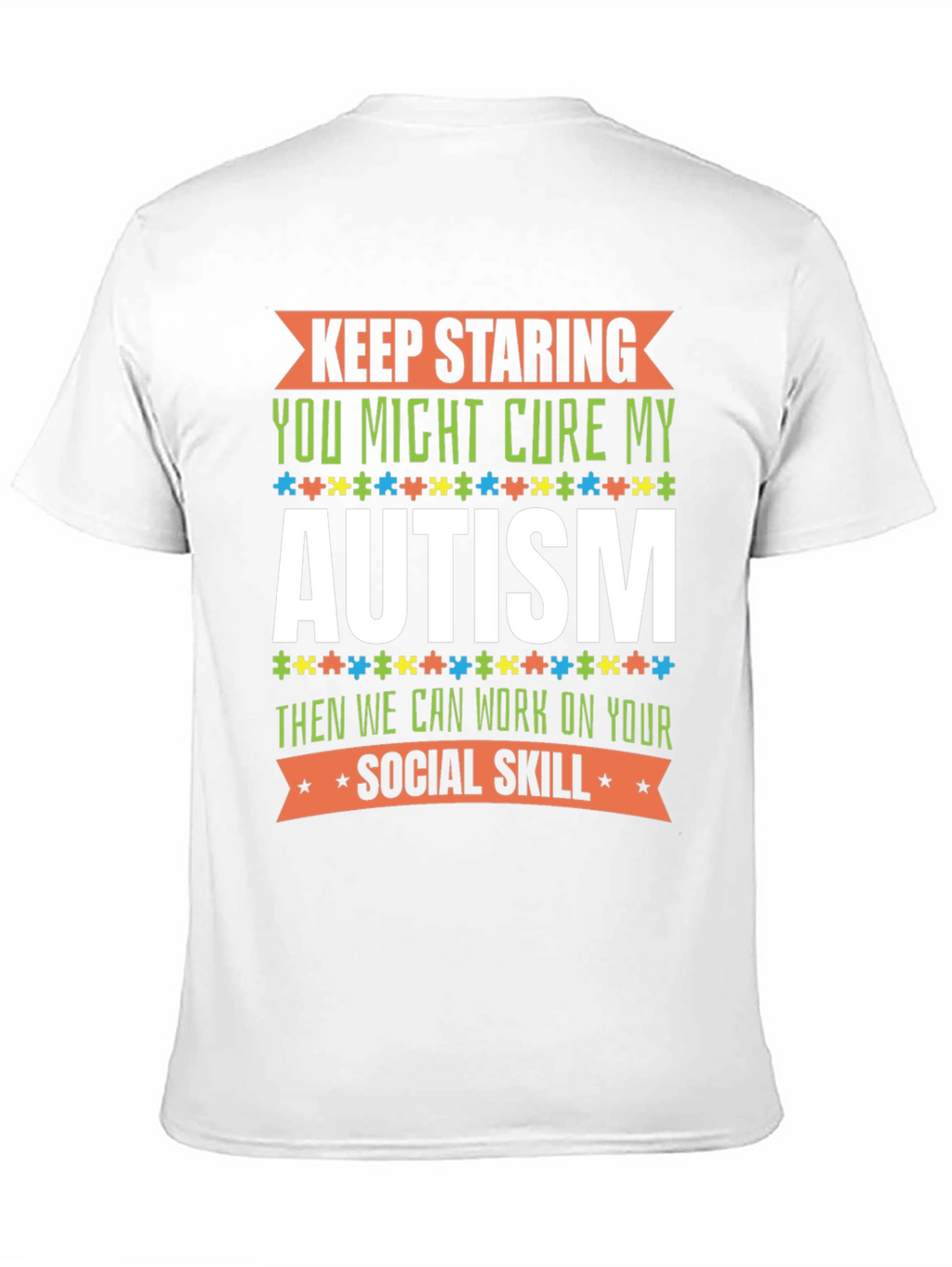 Autism Awareness Graphic Tee - Keep Staring