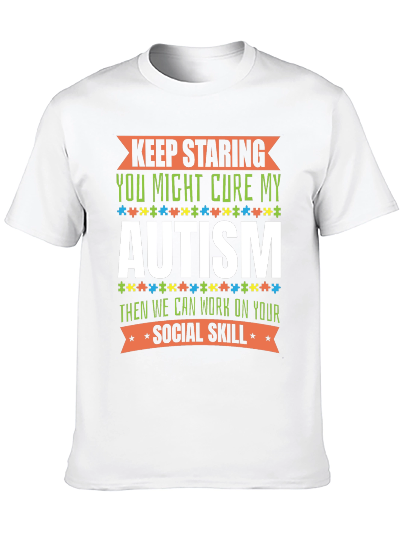 Autism Awareness Graphic Tee - Keep Staring