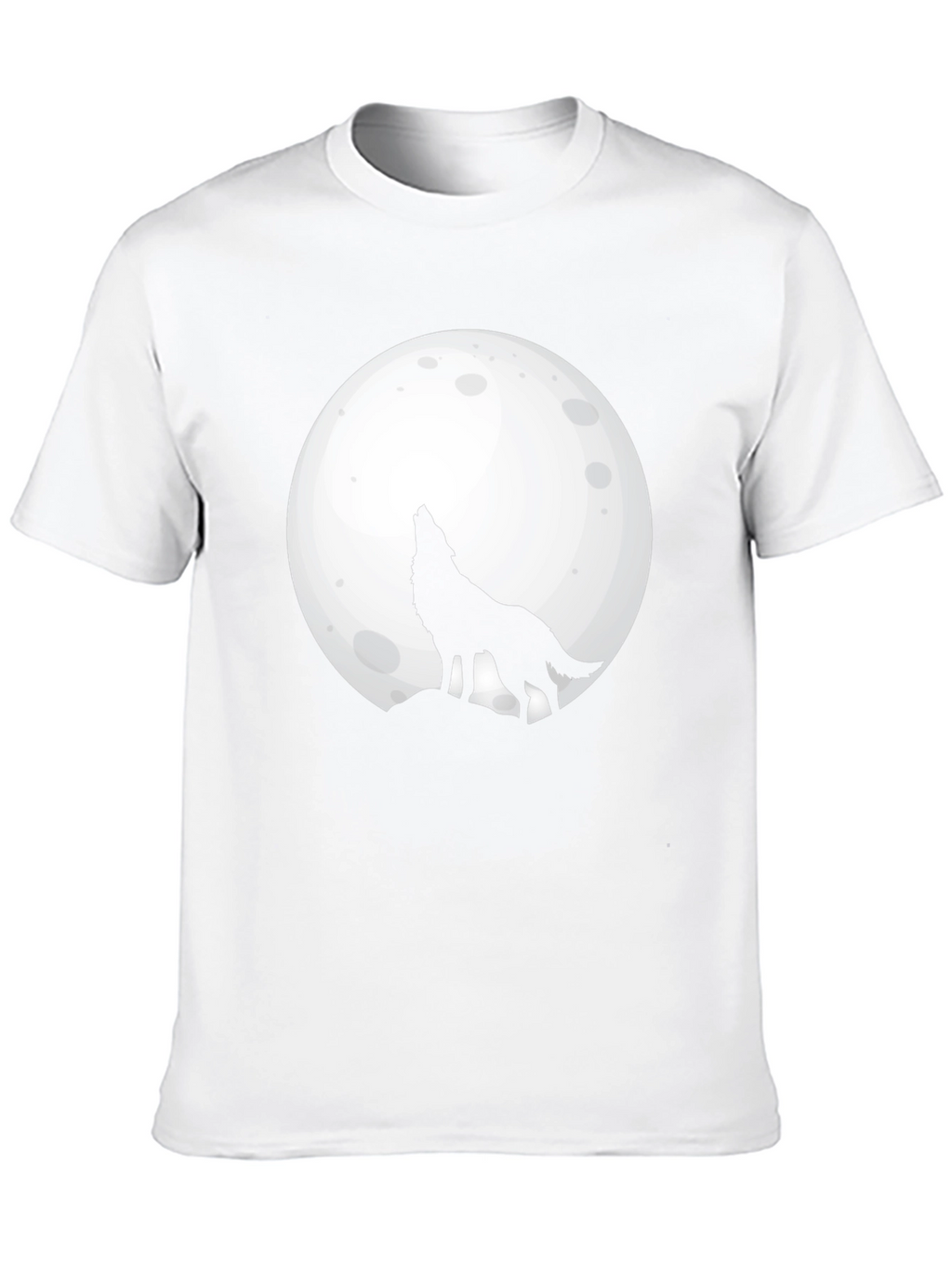 Wolf Moon T-Shirt - Black Cotton Graphic Tee