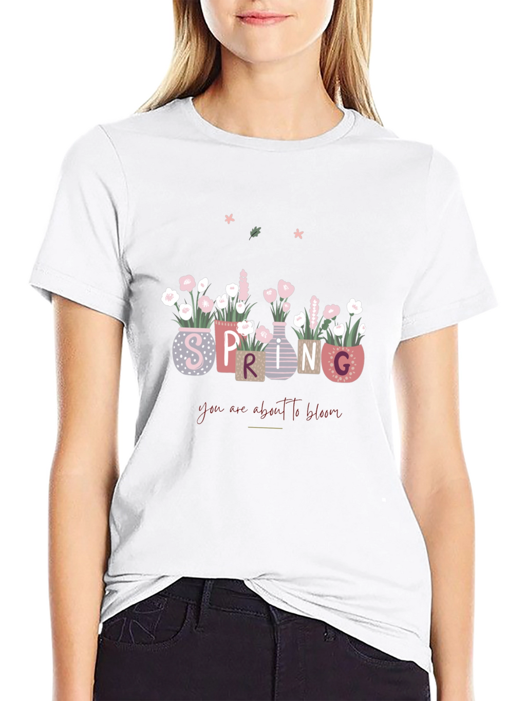 Spring Bloom T-Shirt - Floral Design