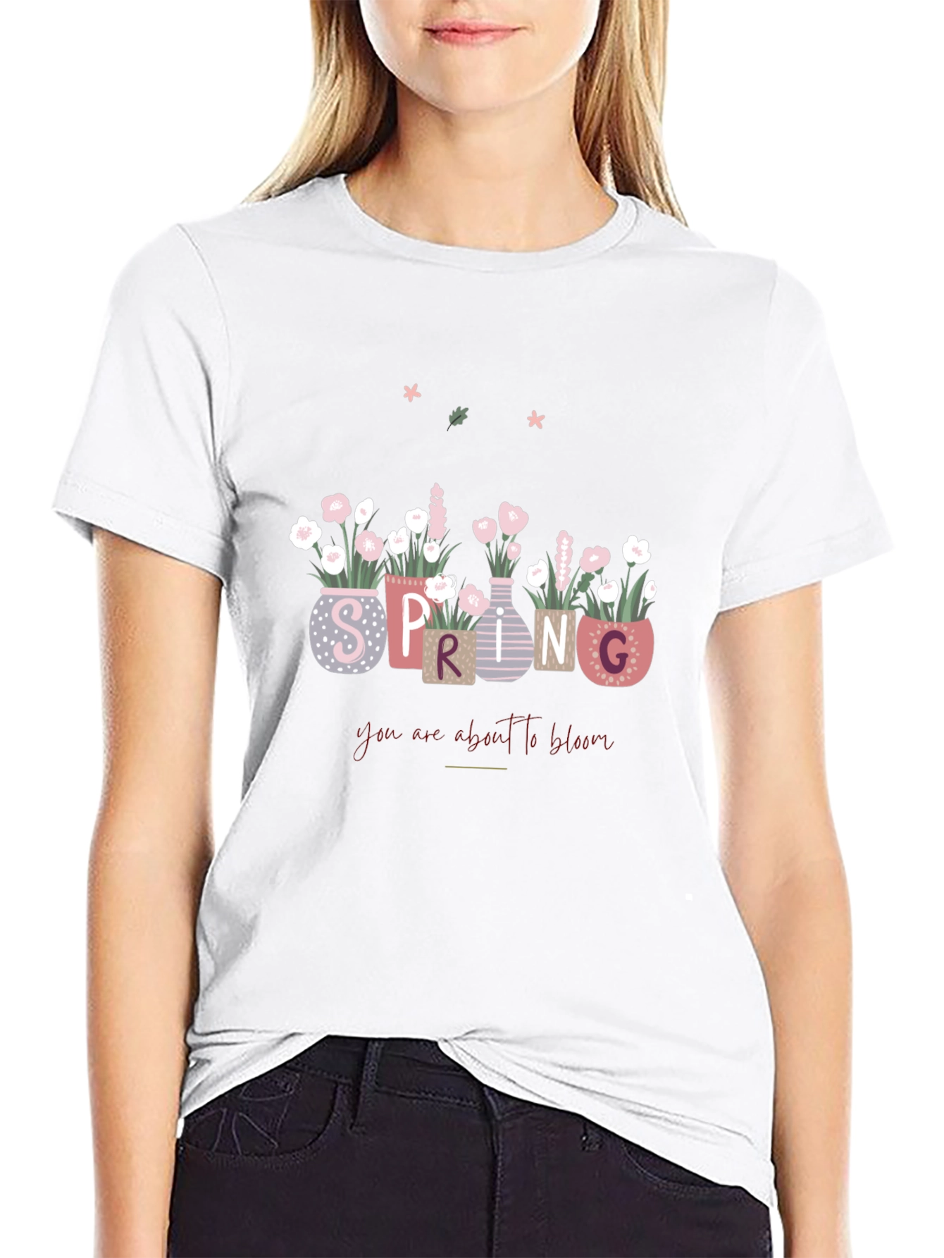 Spring Bloom T-Shirt - Floral Design