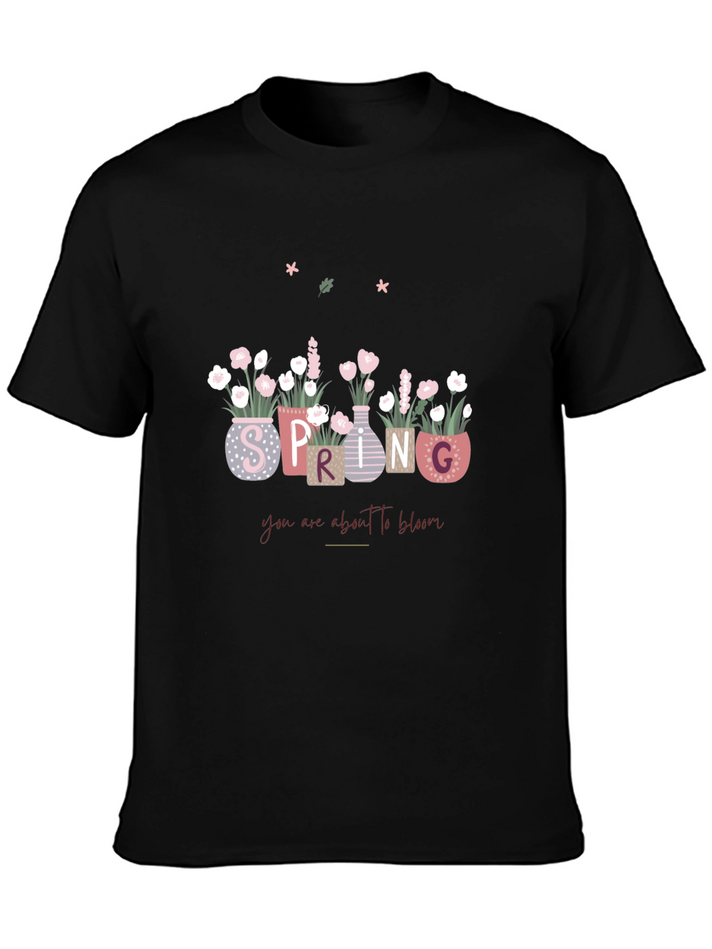 Spring Bloom T-Shirt - Floral Design