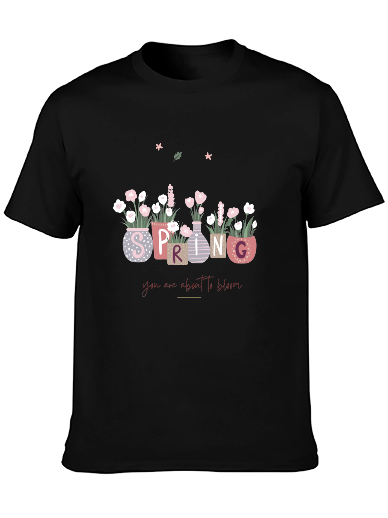 Spring Bloom T-Shirt - Floral Design