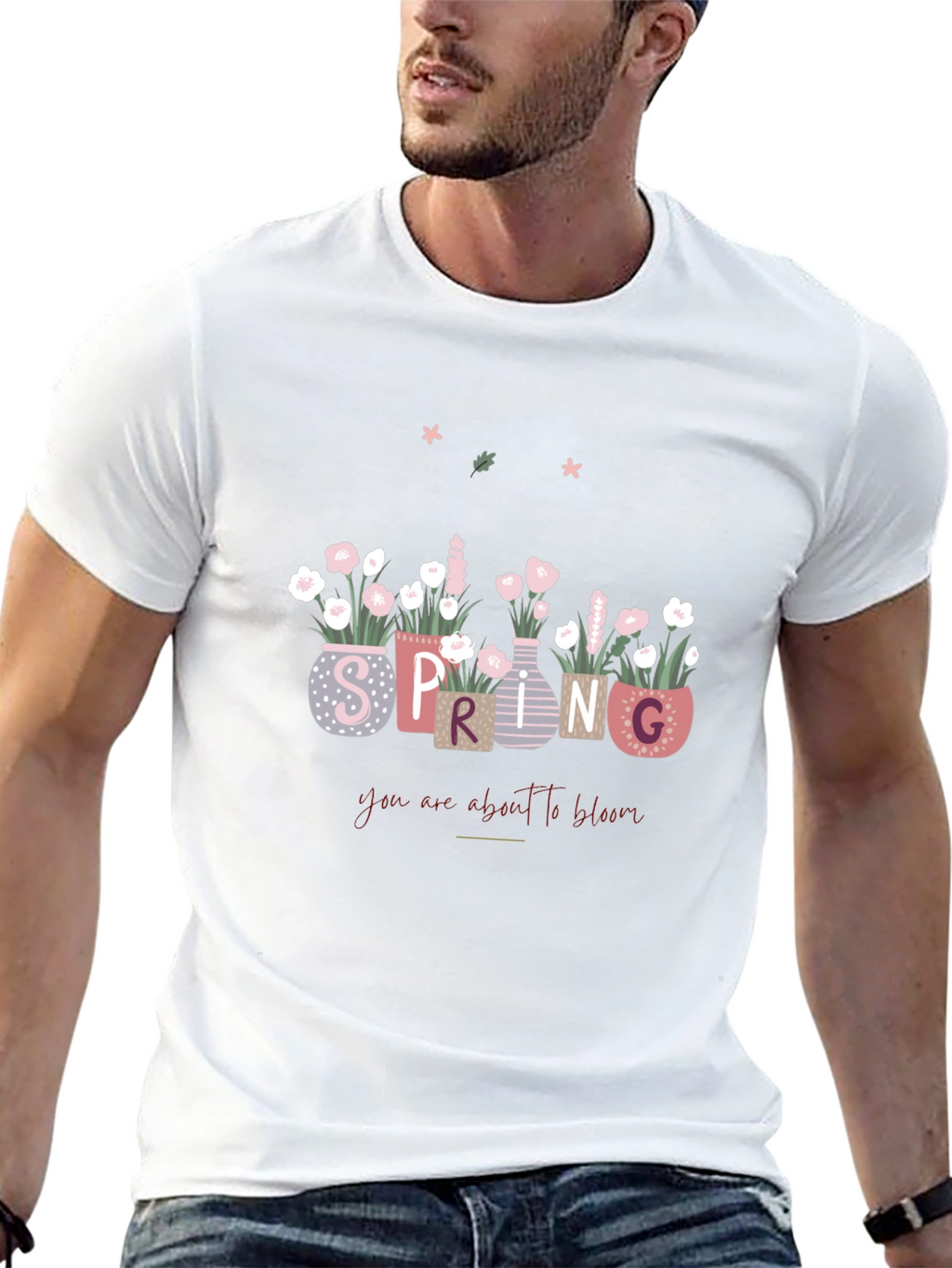 Spring Bloom T-Shirt - Floral Design