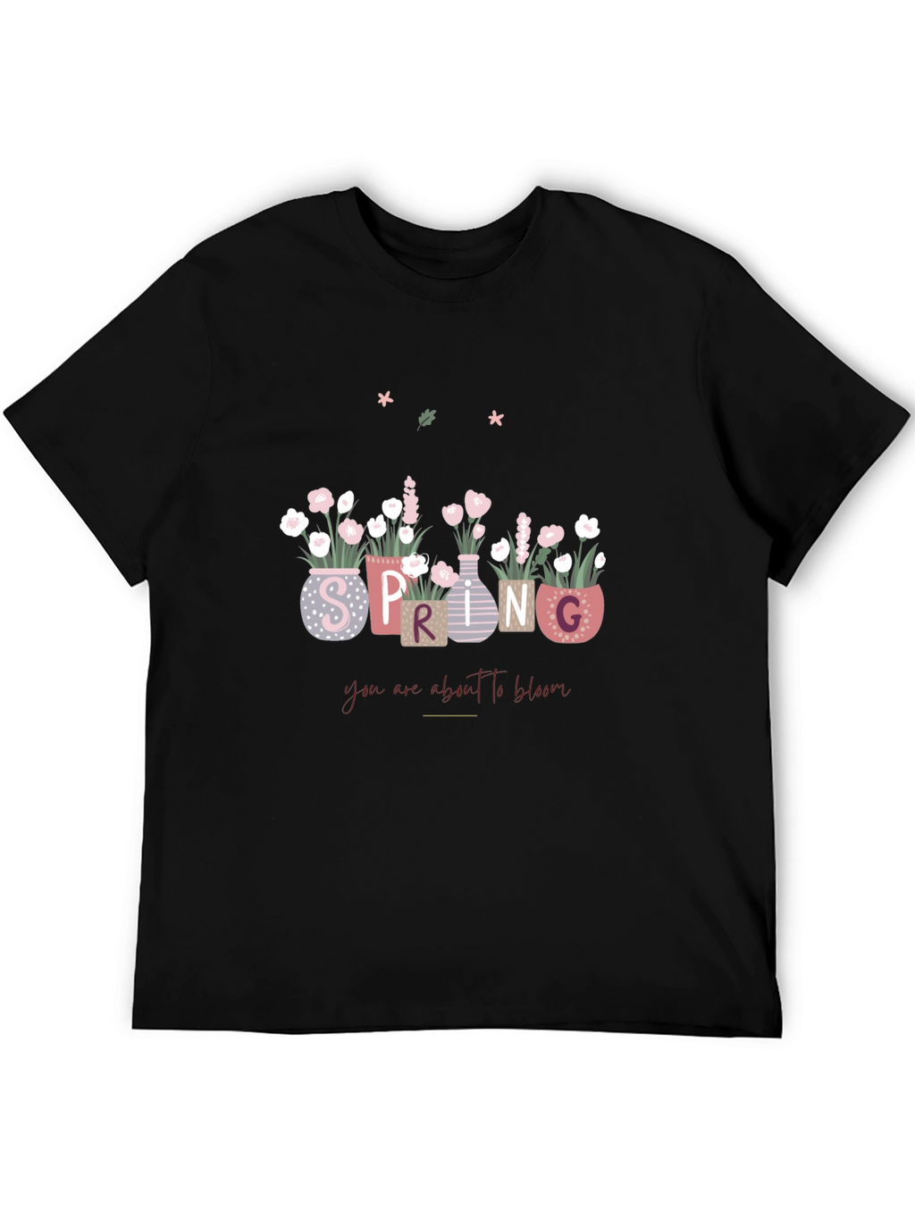 Spring Bloom T-Shirt - Floral Design