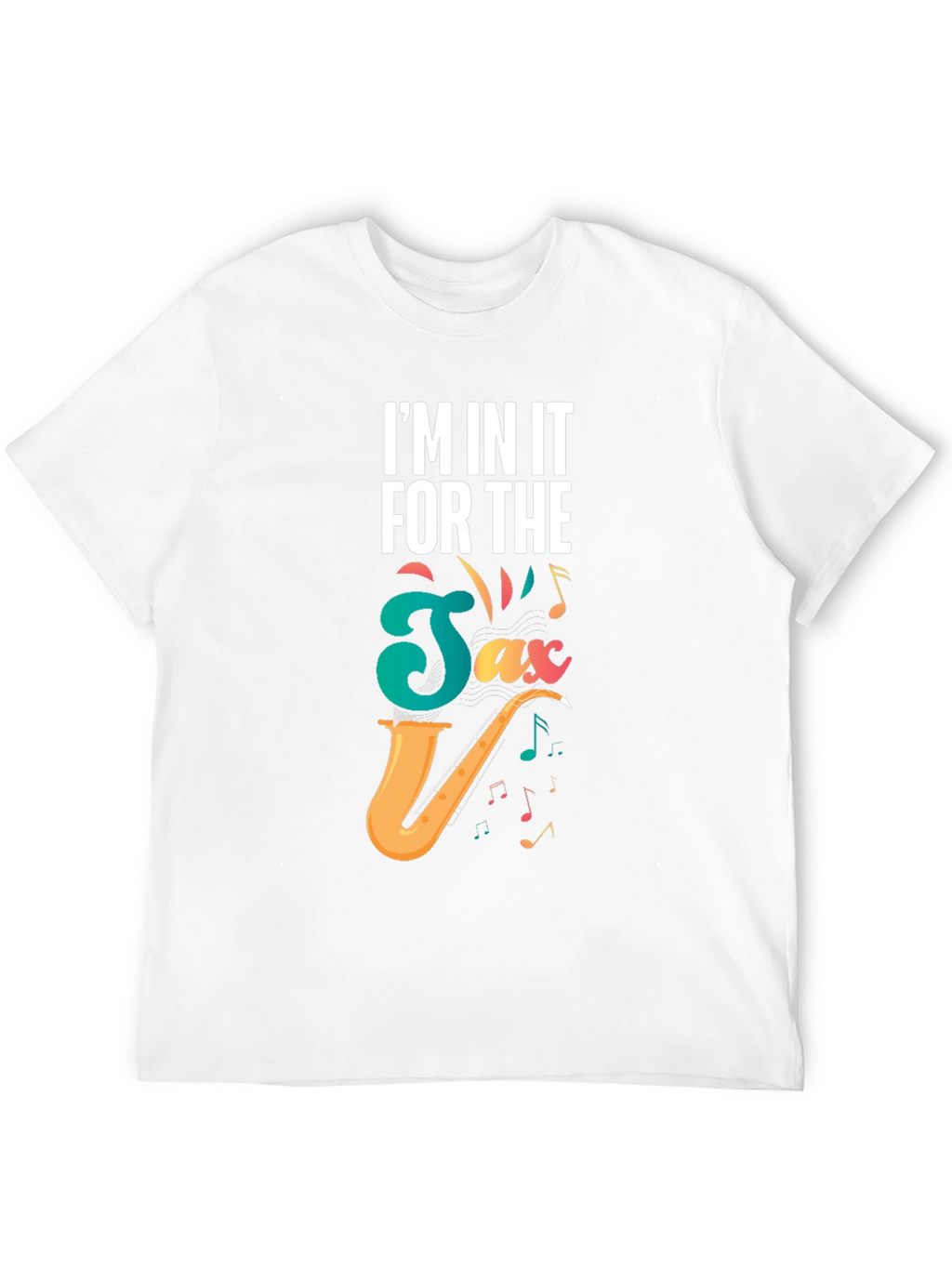 Saxophone Lover Black T-Shirt - Music Gift