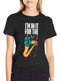 Saxophone Lover Black T-Shirt - Music Gift