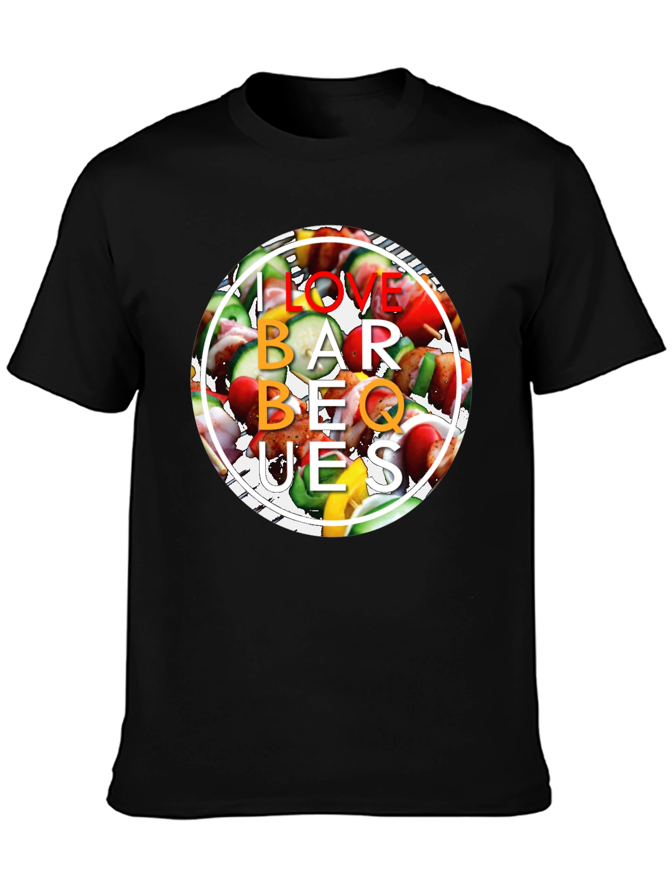 I Love BBQ Grill T-Shirt