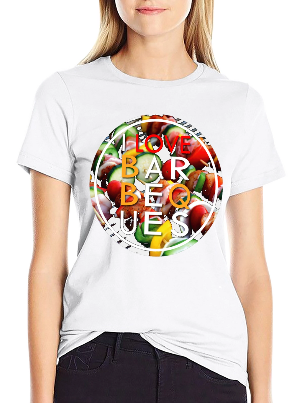 I Love BBQ Grill T-Shirt