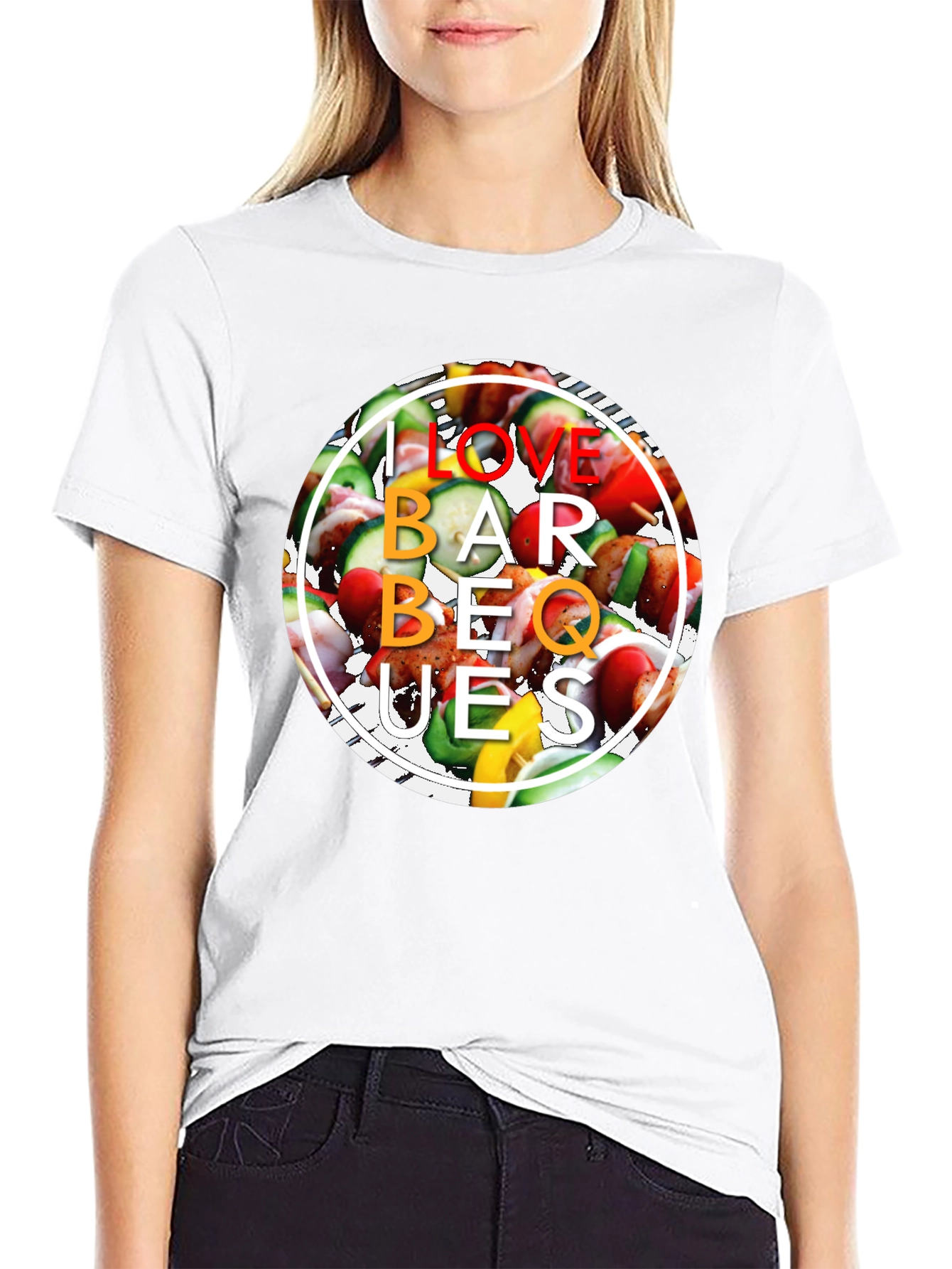 I Love BBQ Grill T-Shirt