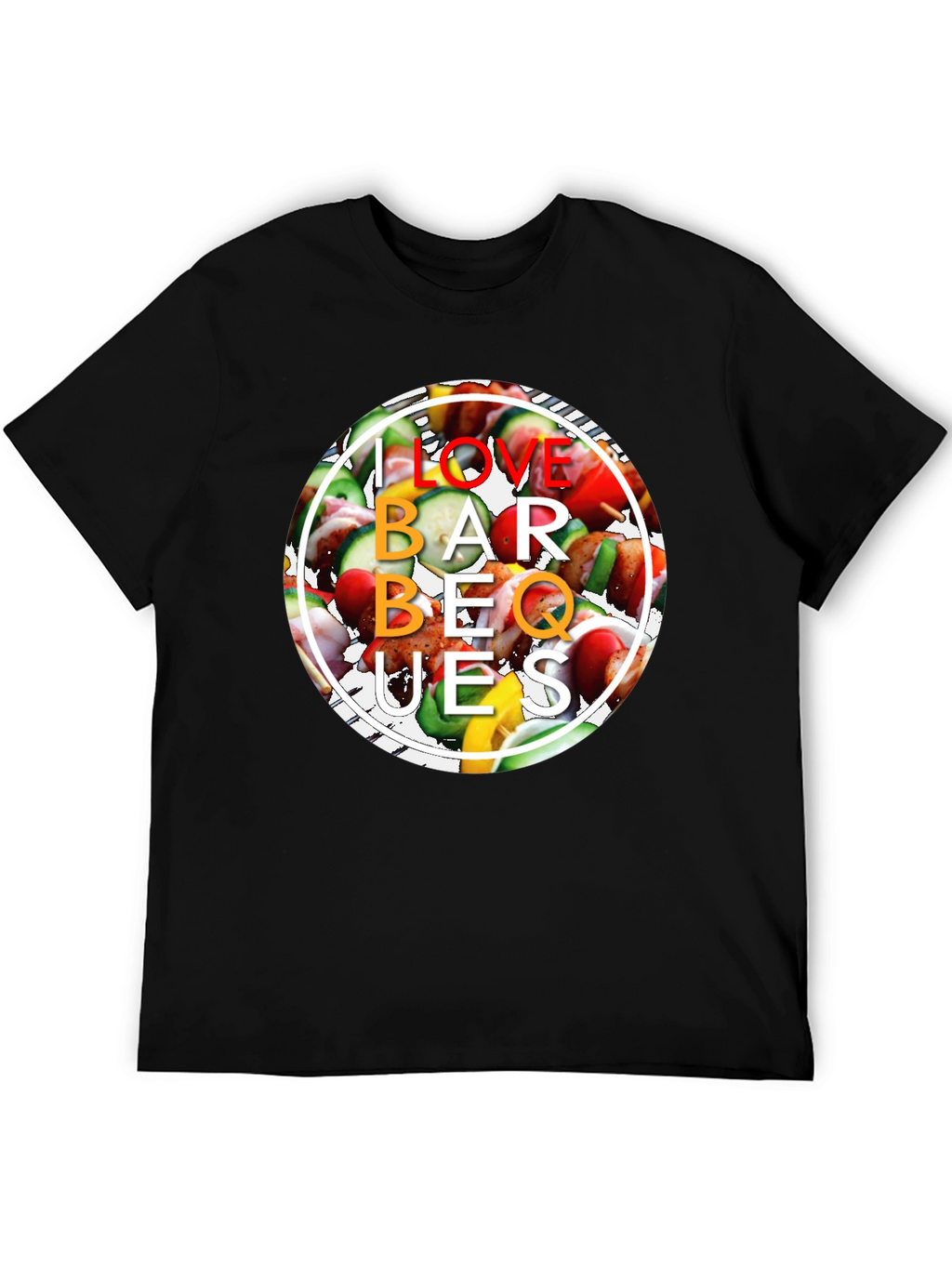 I Love BBQ Grill T-Shirt