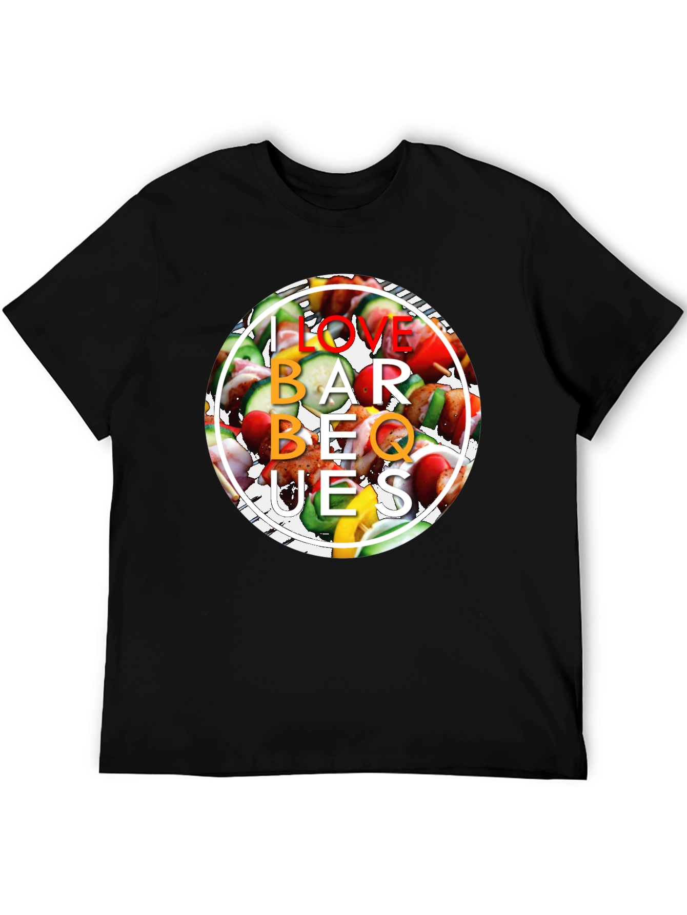 I Love BBQ Grill T-Shirt