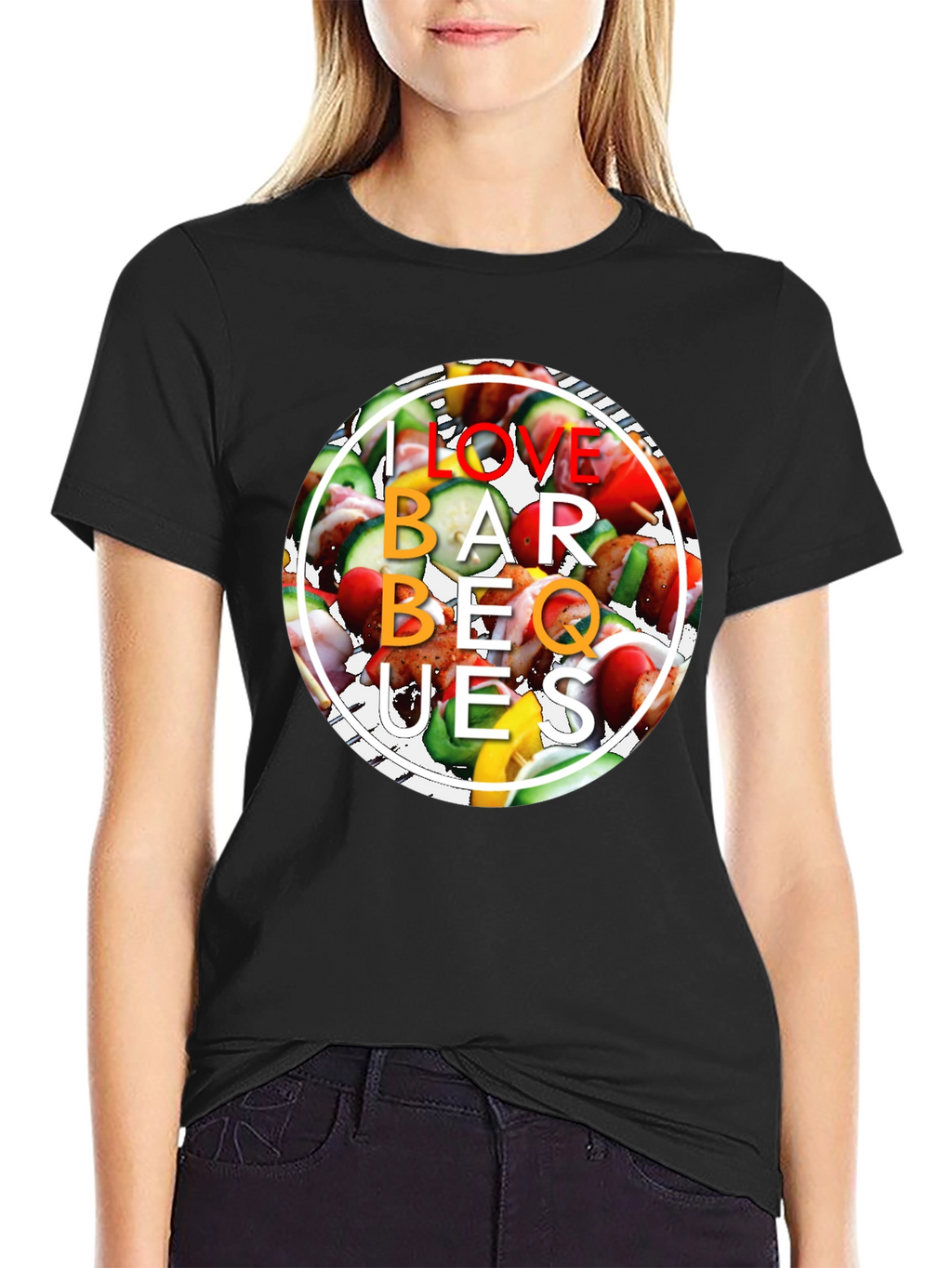 I Love BBQ Grill T-Shirt
