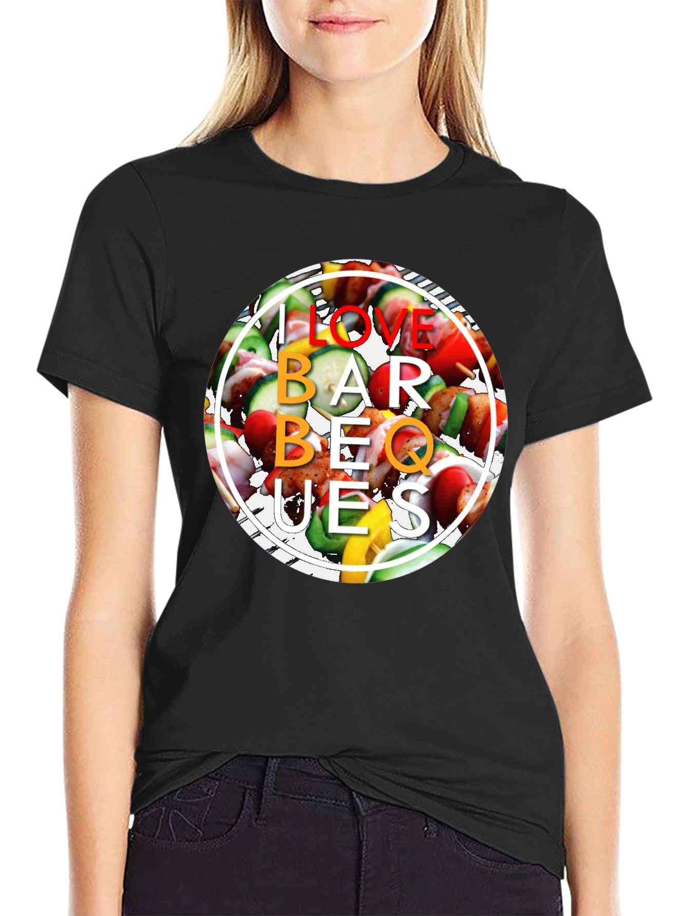 I Love BBQ Grill T-Shirt