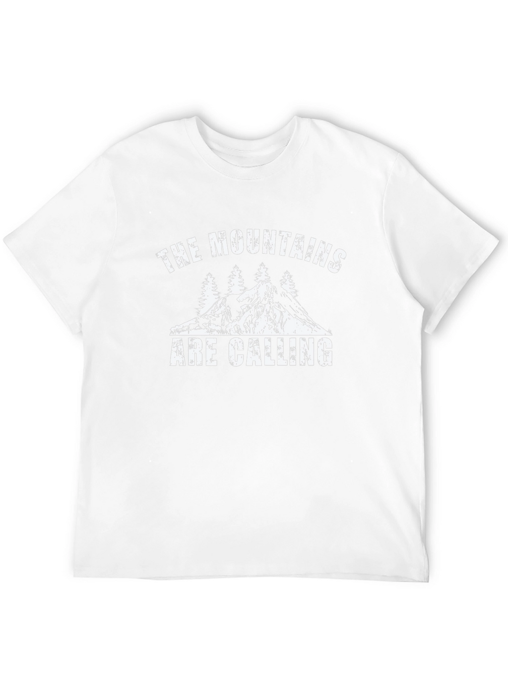 Mountains Are Calling Black T-Shirt