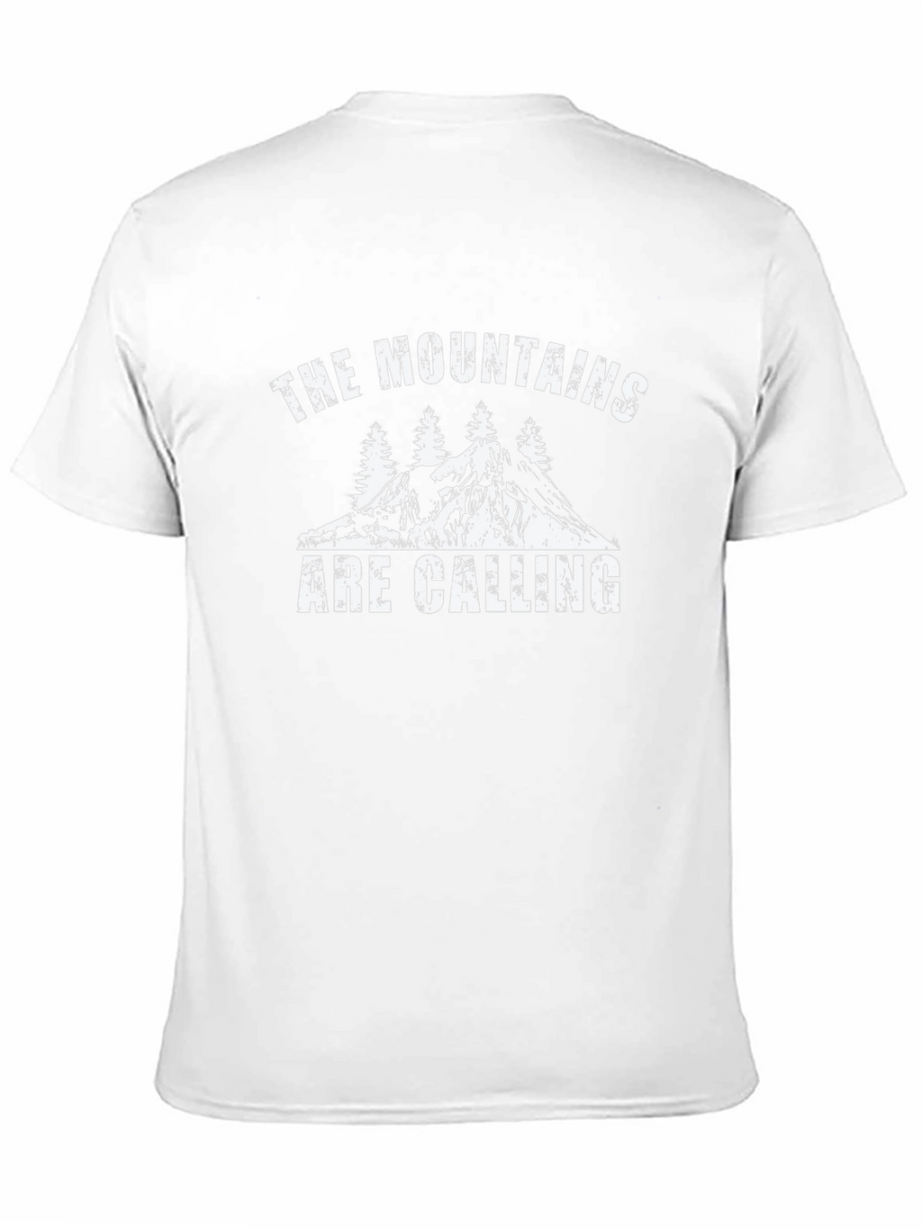 Mountains Are Calling Black T-Shirt