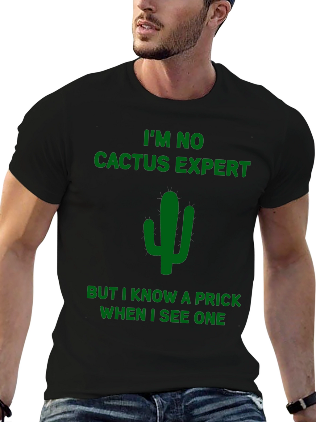Funny Cactus Prick T-Shirt - Dark Humor