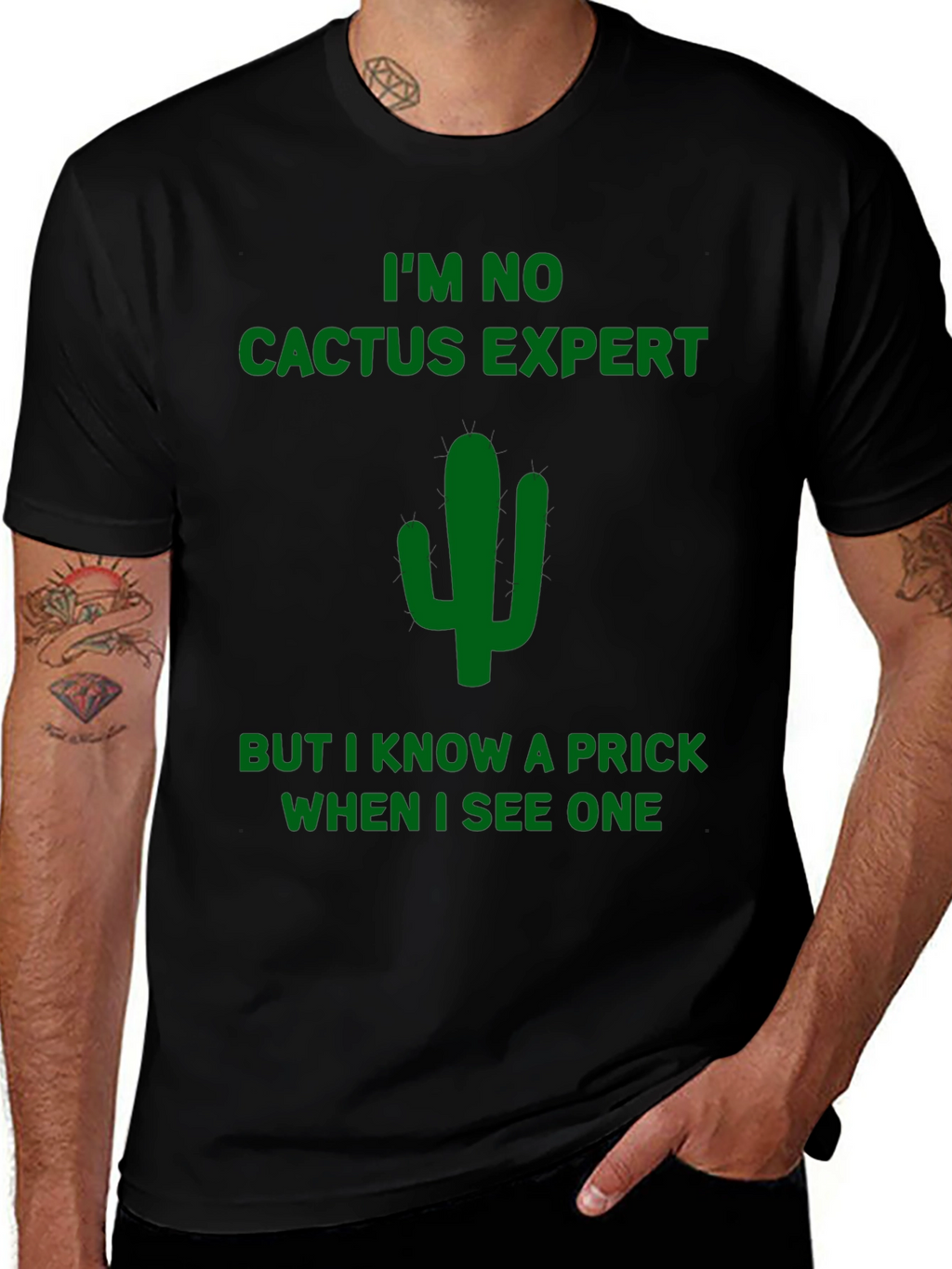 Funny Cactus Prick T-Shirt - Dark Humor