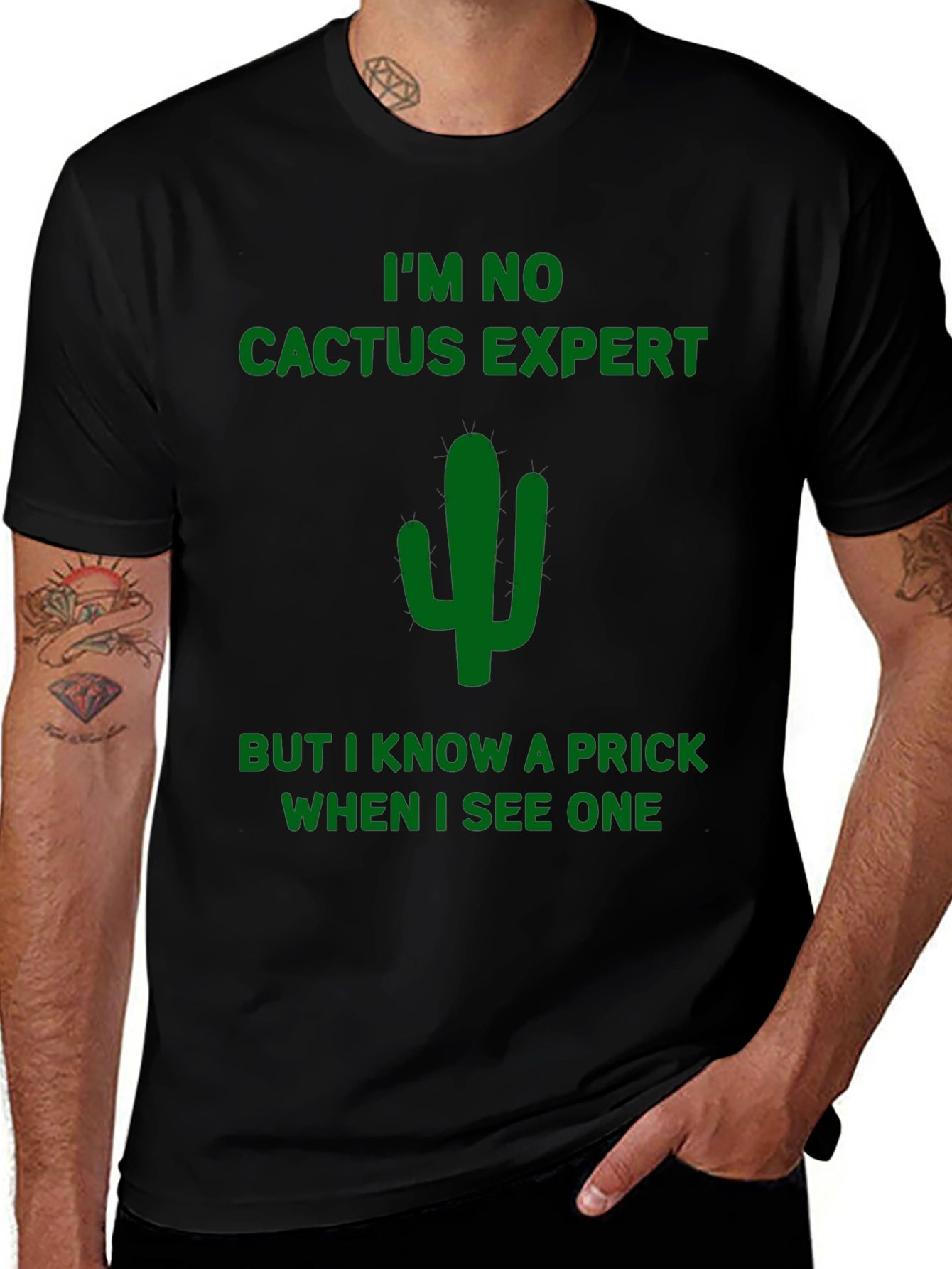 Funny Cactus Prick T-Shirt - Dark Humor