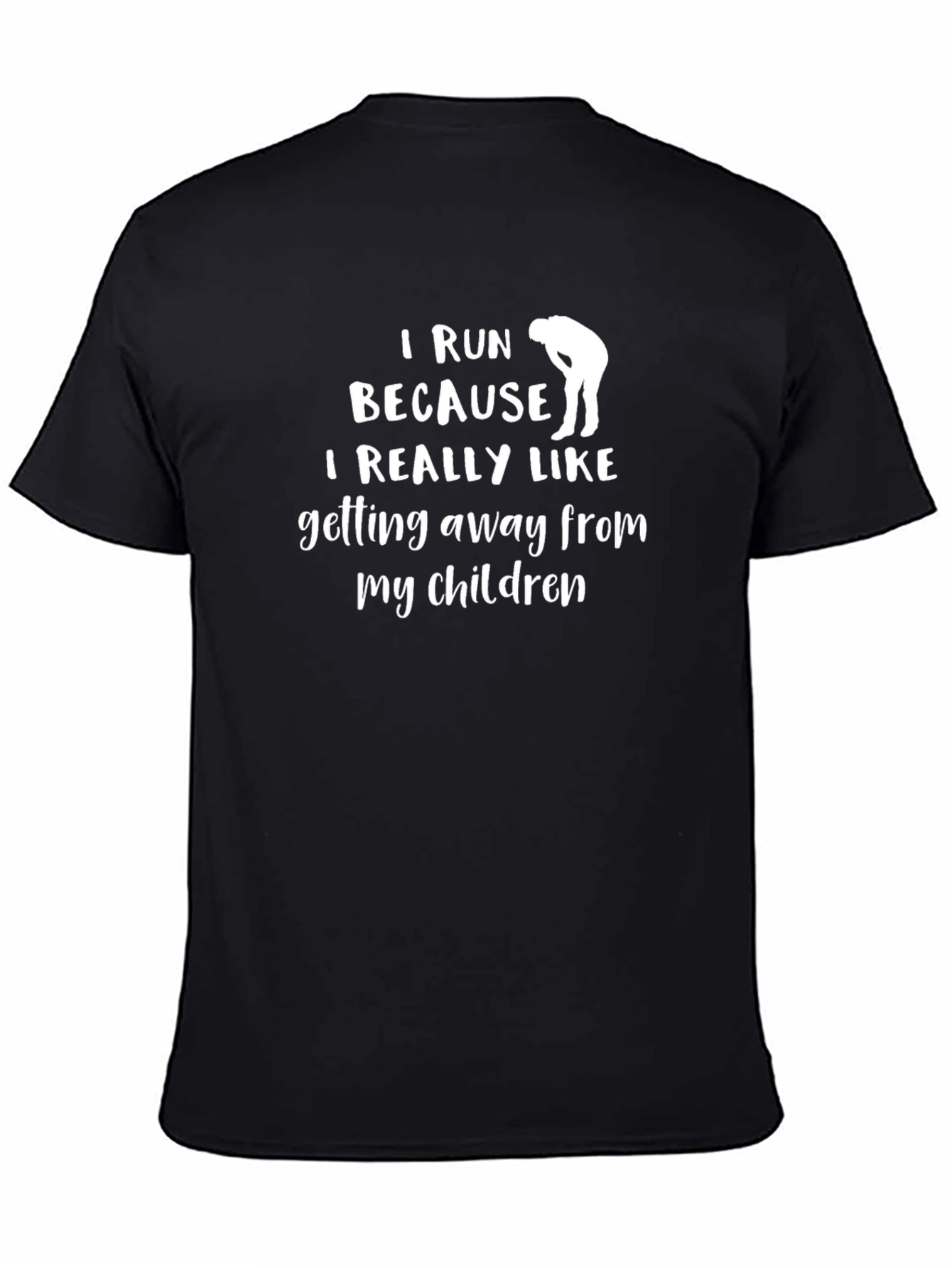 Funny Running T-Shirt - Run Away From My Children
