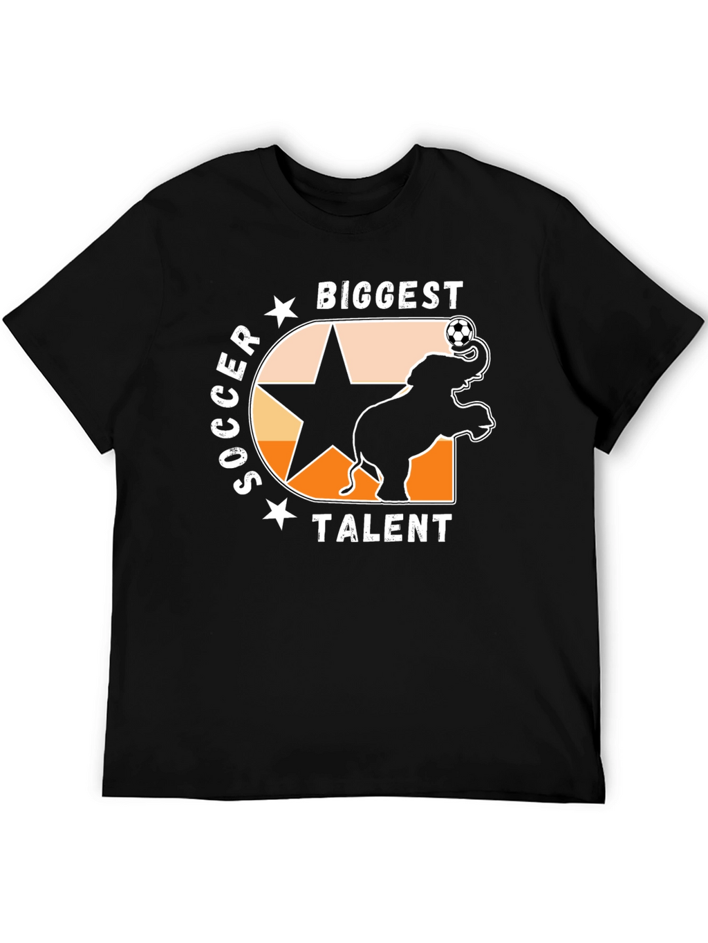 Soccer Elephant Graphic T-Shirt