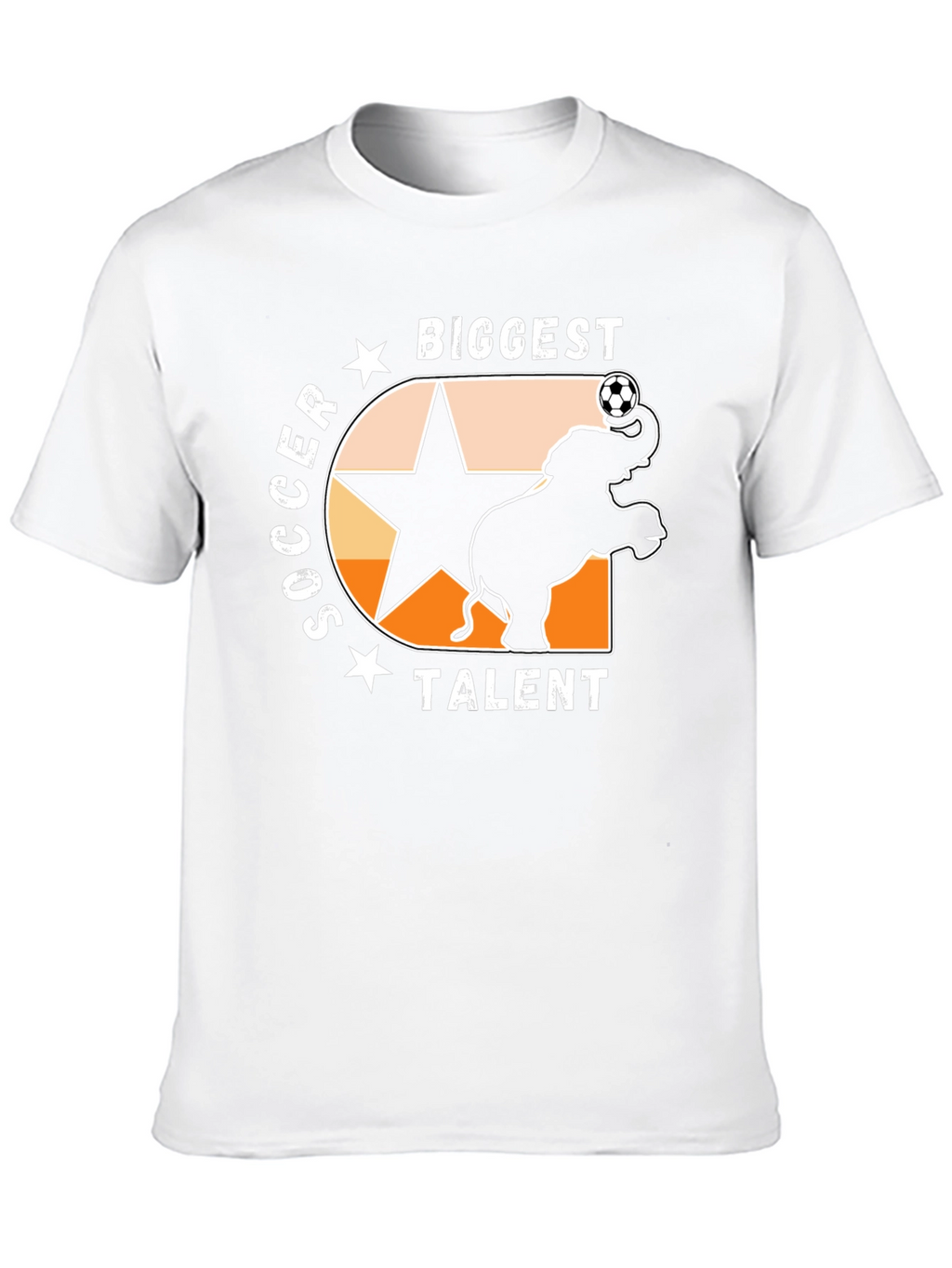 Soccer Elephant Graphic T-Shirt