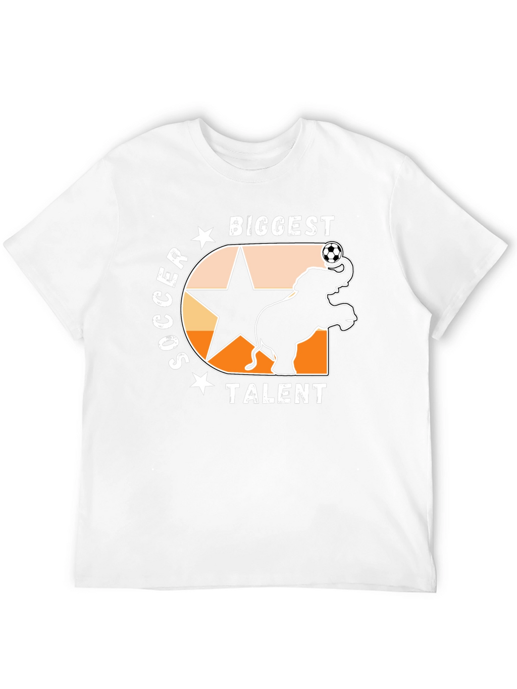 Soccer Elephant Graphic T-Shirt