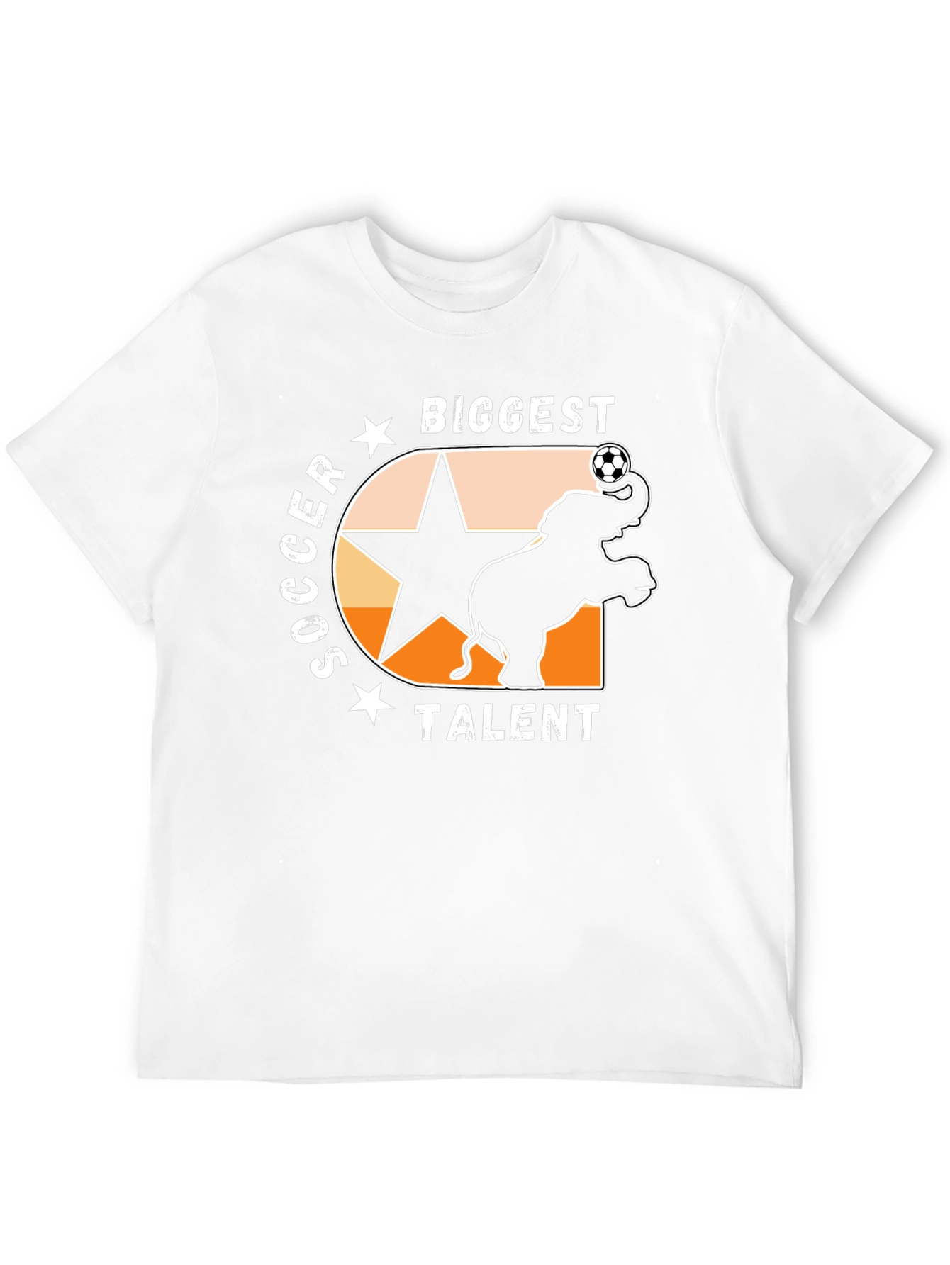 Soccer Elephant Graphic T-Shirt