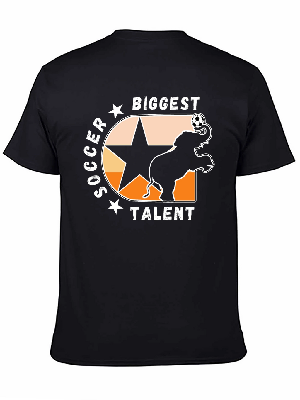 Soccer Elephant Graphic T-Shirt