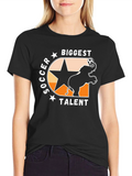 Soccer Elephant Graphic T-Shirt