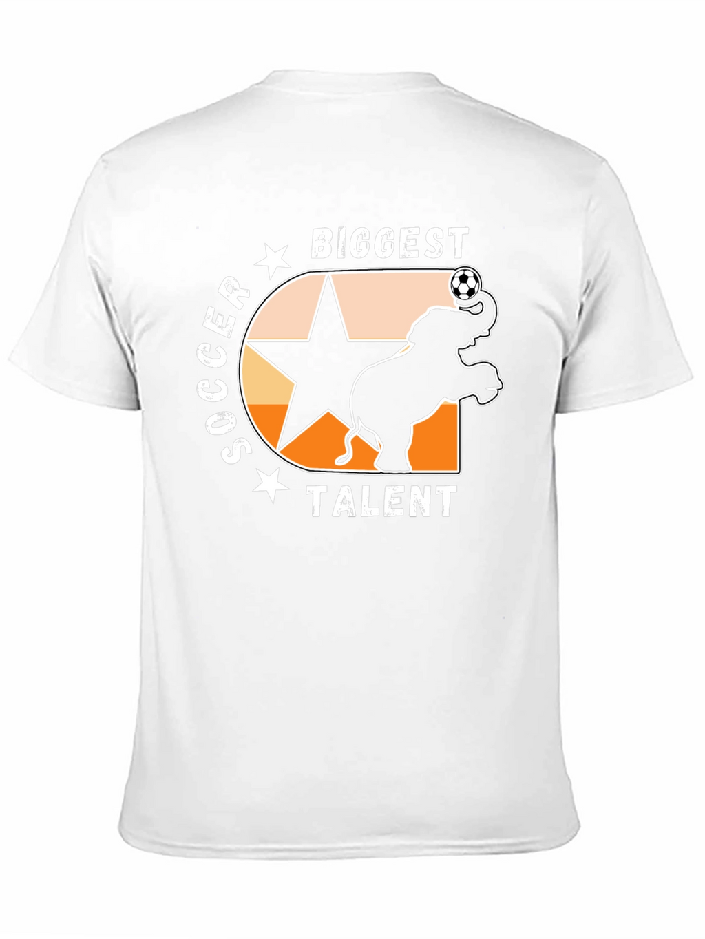 Soccer Elephant Graphic T-Shirt