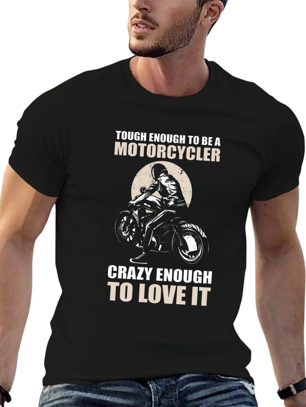 Motorcycle Lover T-Shirt - Tough & Crazy