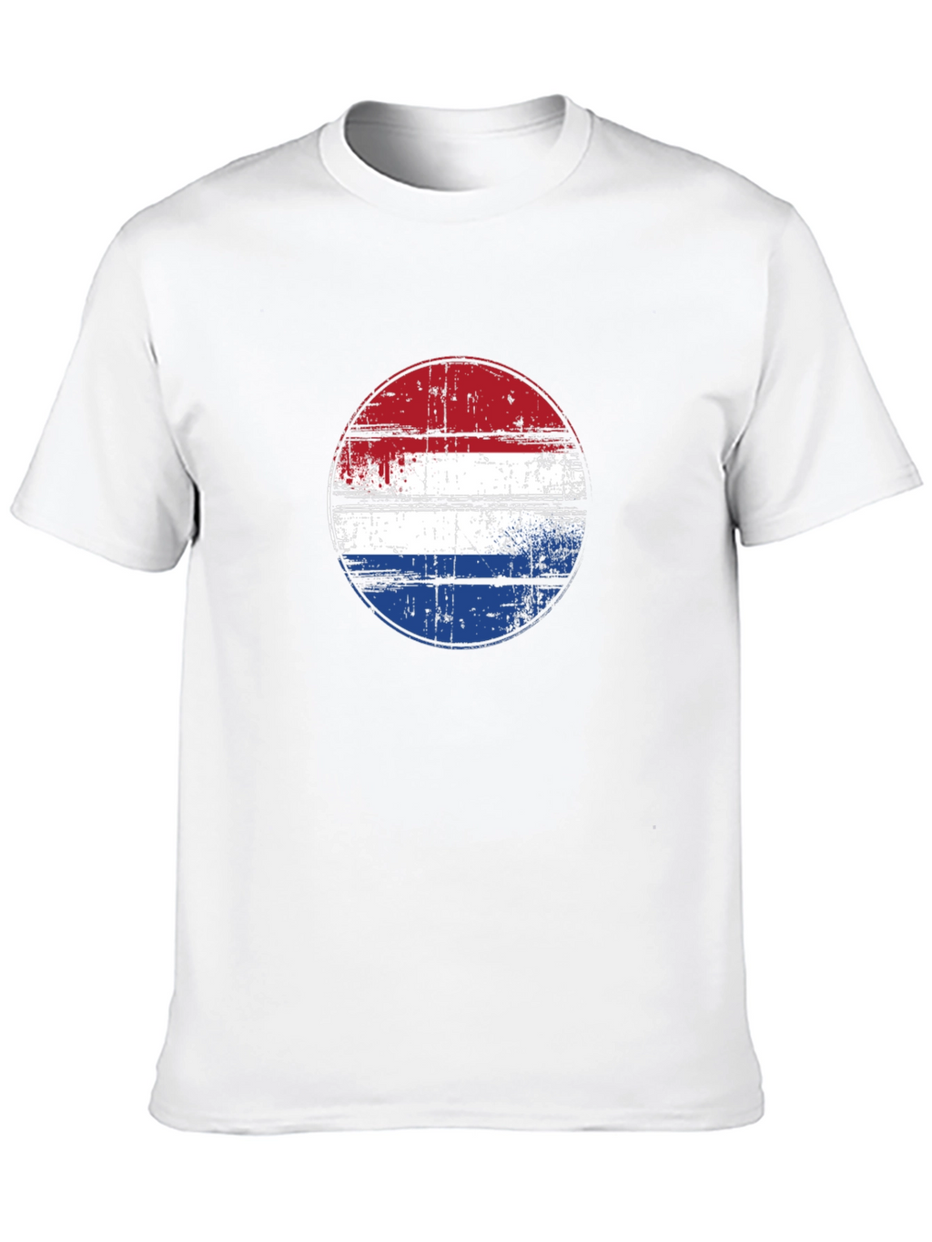 Distressed Netherlands Flag Graphic Tee